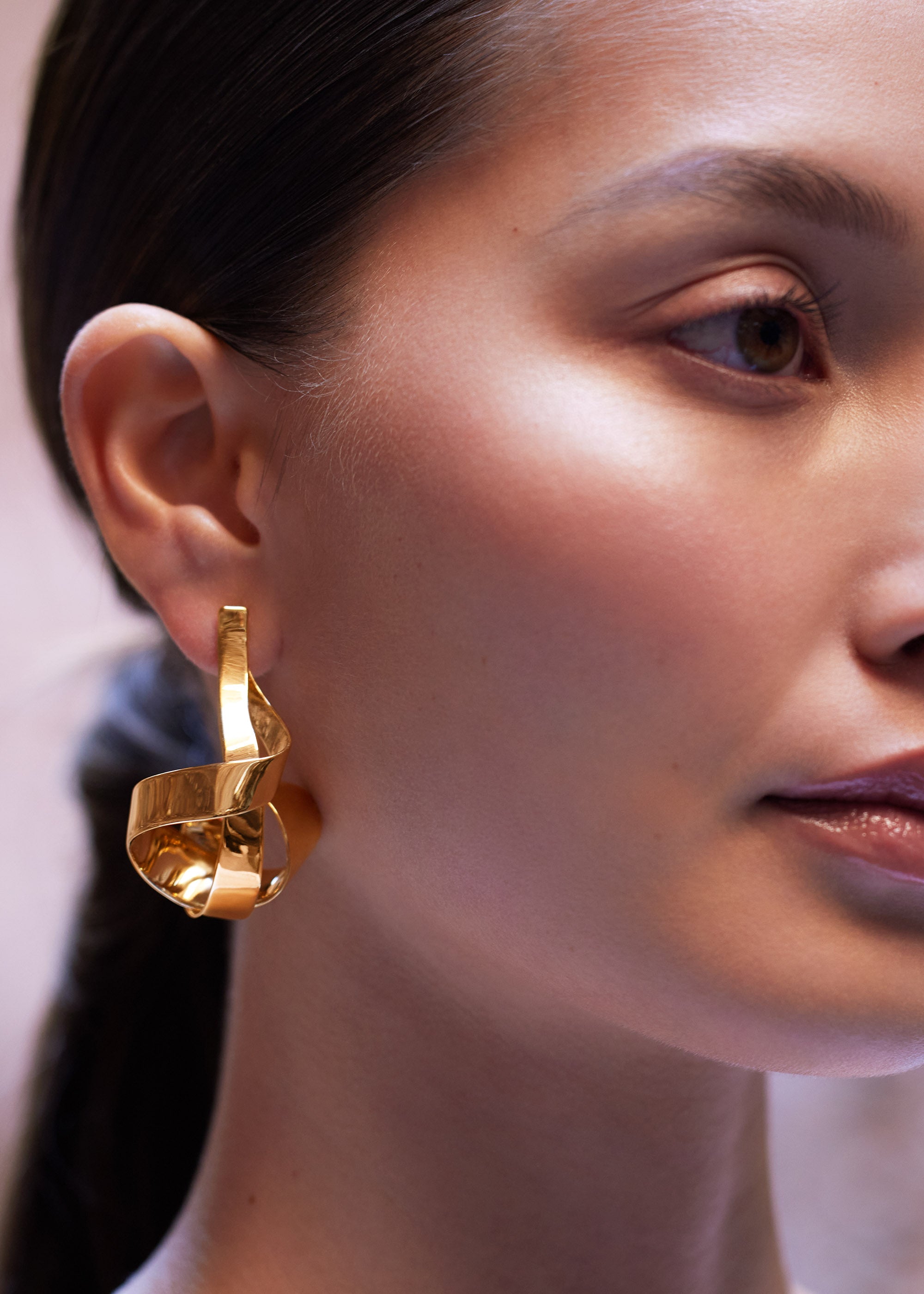 Boucles d��oreilles Spirales ole - Dor茅e � l��or 24 carats、mySite、camillekostekn