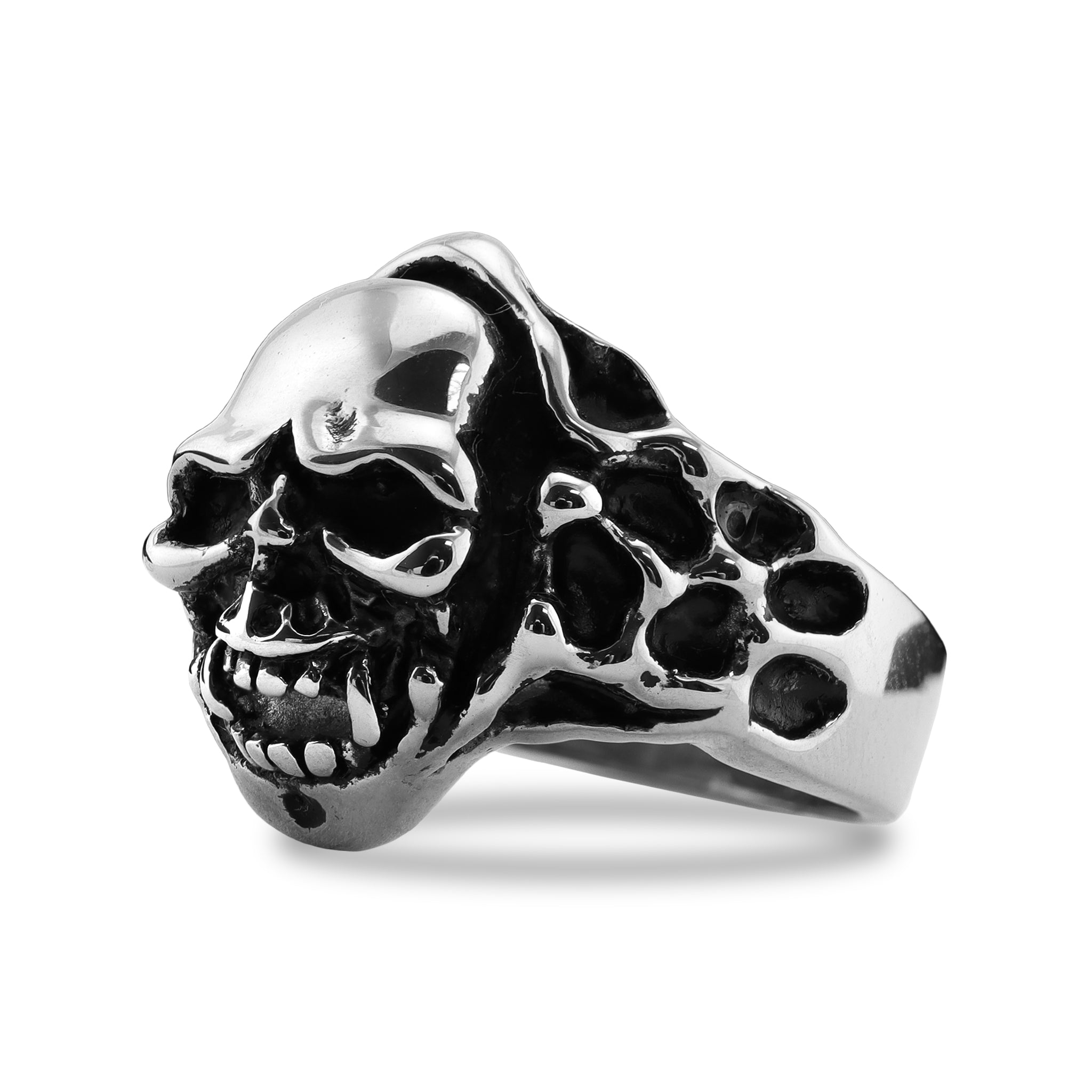Polished Skull Stainless Steel Ring / SCR2051、mySite、dreamappss