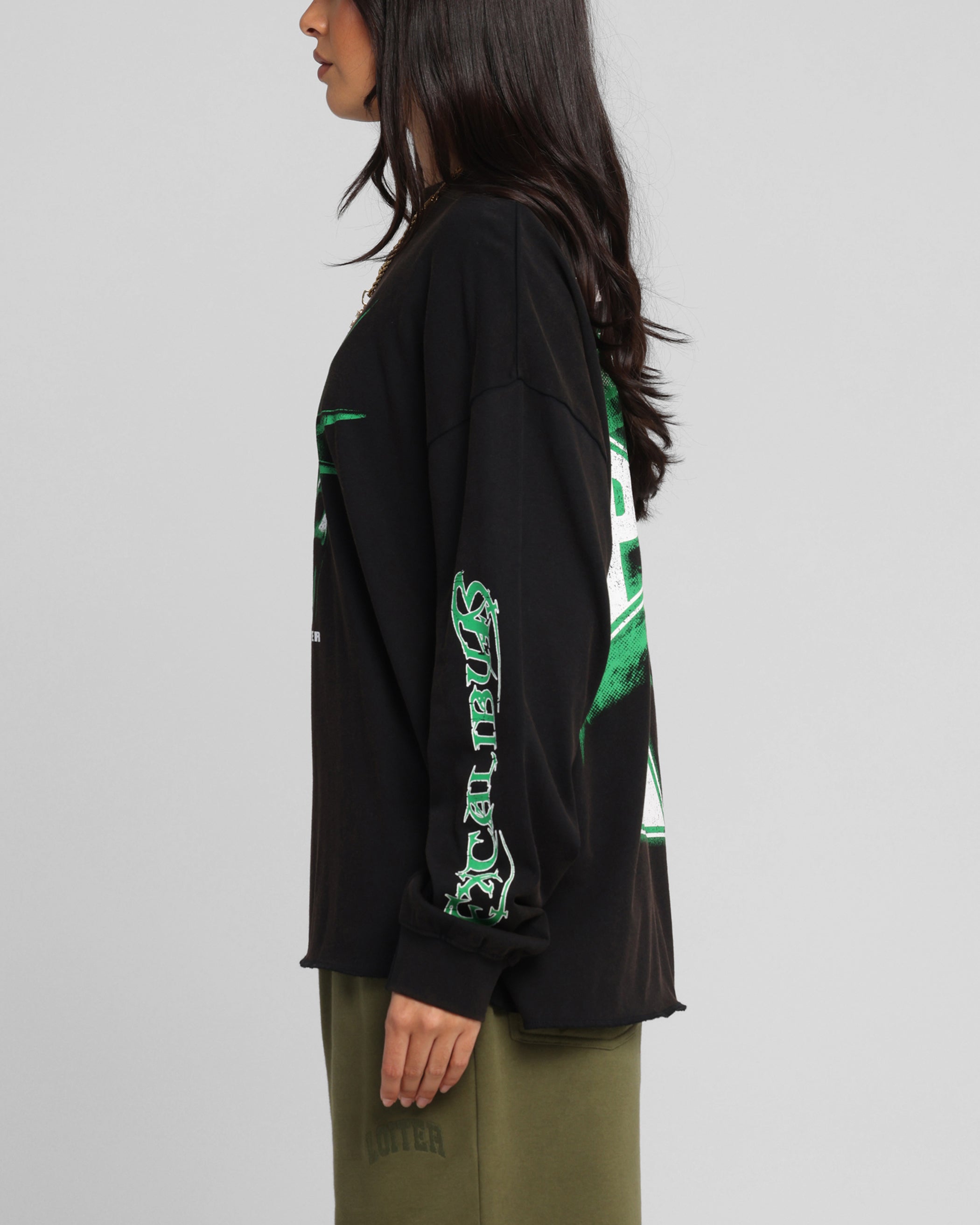 Loiter Liberty Long Sleeve T-Shirt Vintage Black、mySite、zt4zffjzw