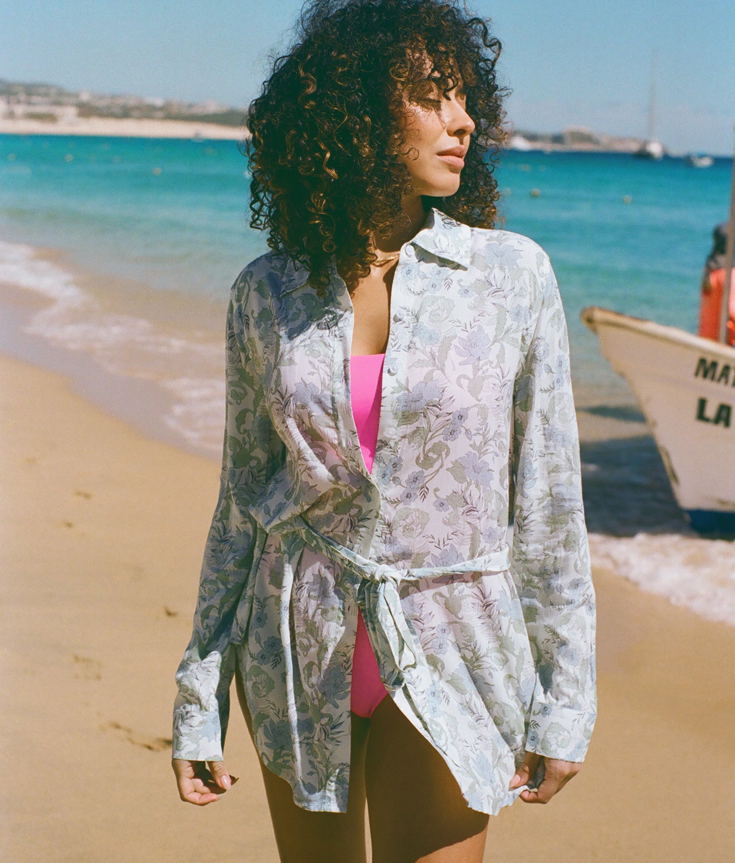  The Corvo Button Up - Rayon - Tuscan Floral、mySite、ashleygrahame