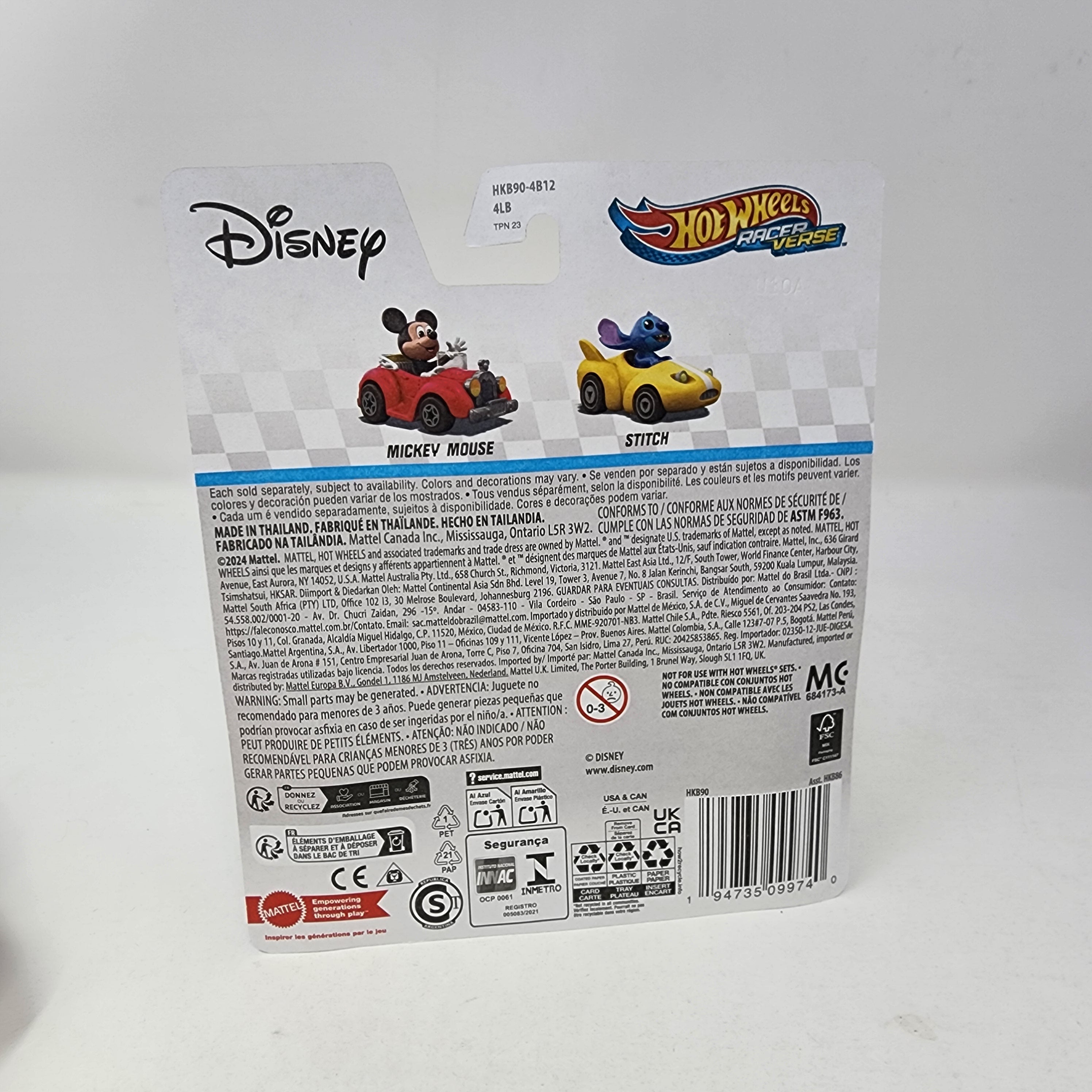 Stitch Disney Lilo & Stitch * 2025 Hot Wheels Racer Verse Case D、mySite、hgirdovlk