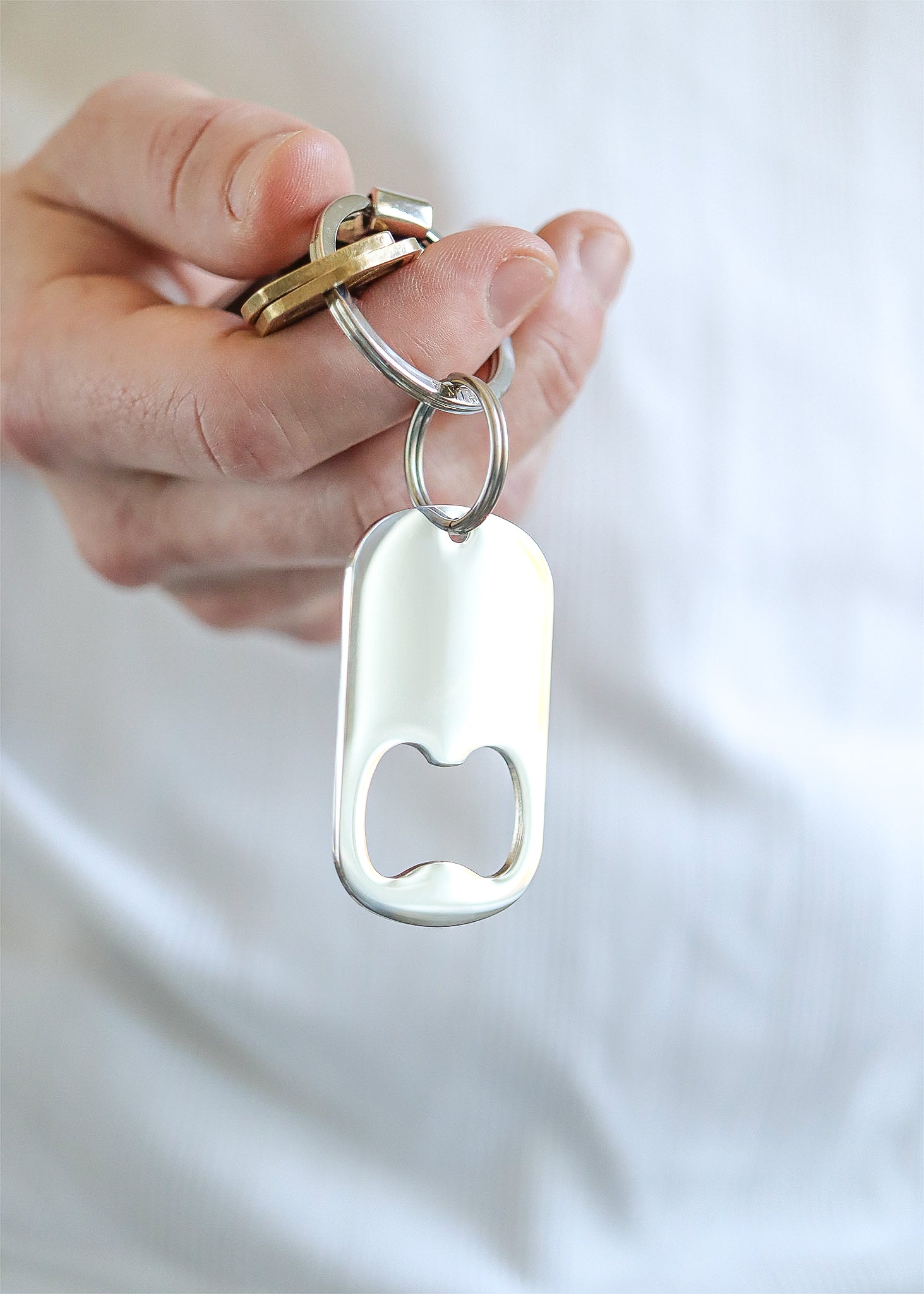 Stainless Steel Bottle Opener Blank Keychain / SBB0017、mySite、dreamappss