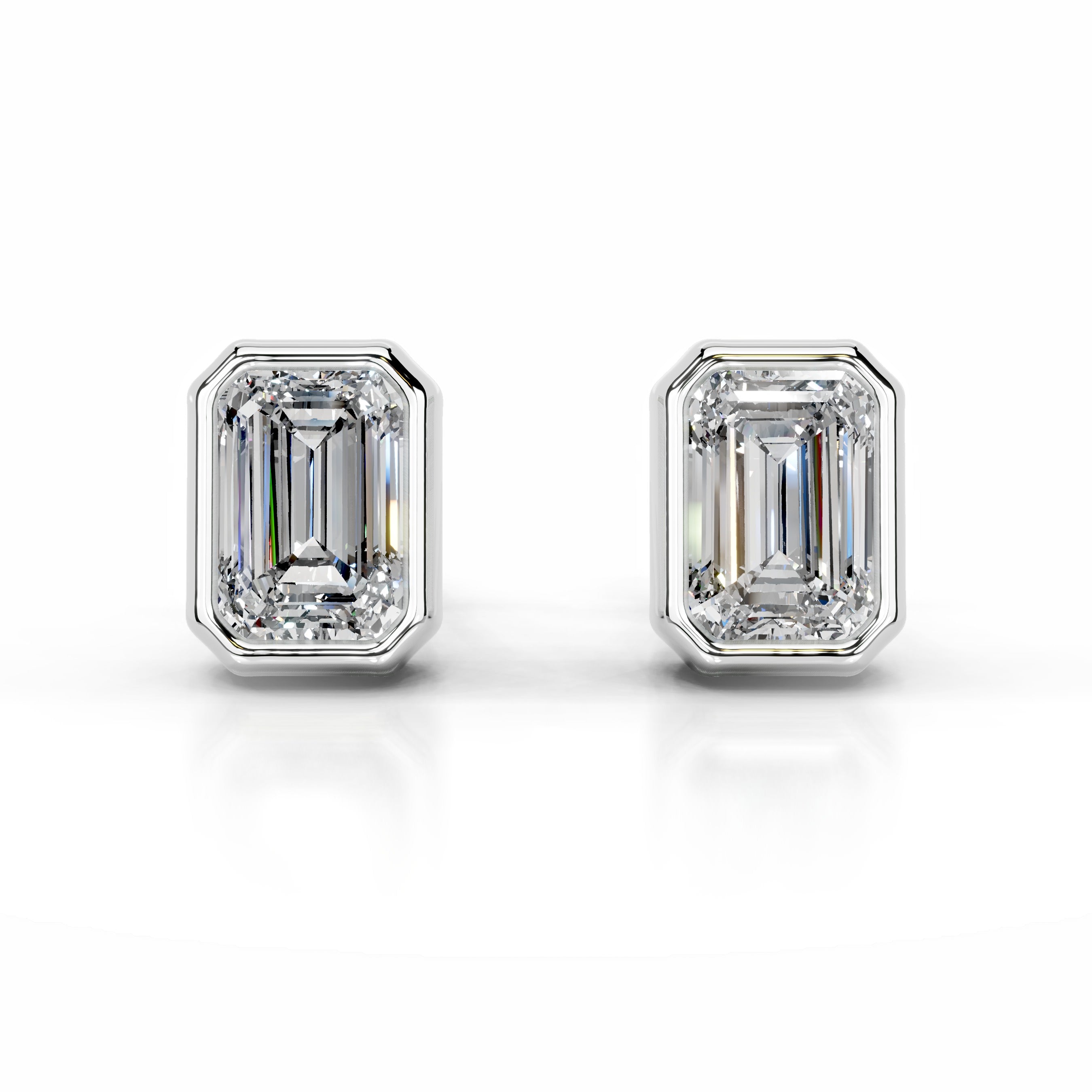 Janice Lab Grown Diamond Earrings - 18K White Gold、mySite、hinf8tx79
