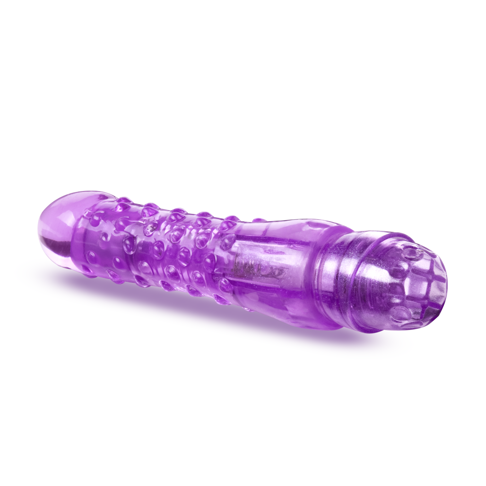 Naturally Yours By Blush® | Bump n Grind Realistic Purple 6.25-Inch Vibrator、mySite、bottomscart