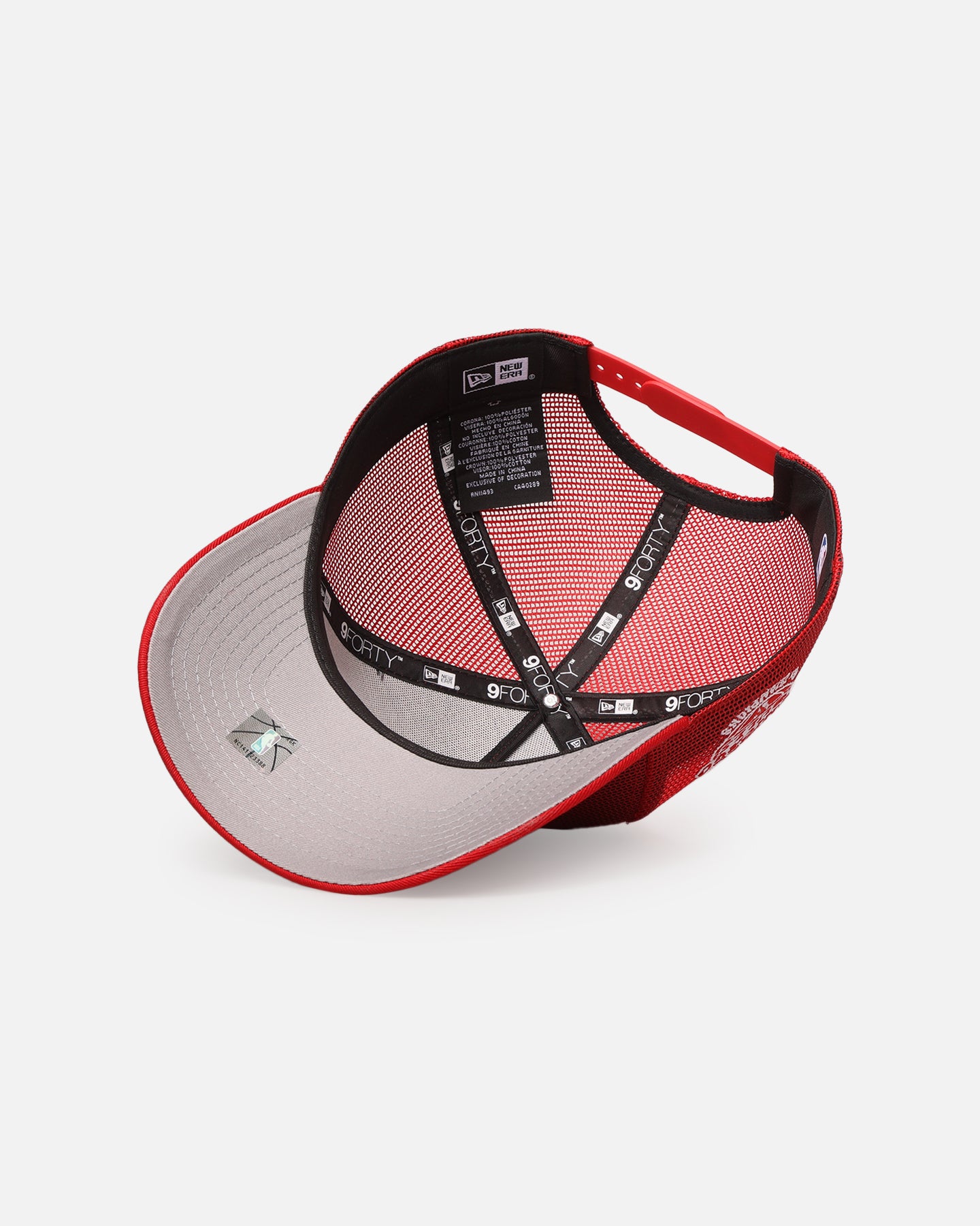 New Era Chicago Bulls 'Polychromatic Mesh' 9FORTY A-Frame Snapback Scarlet、mySite、zt4zffjzw