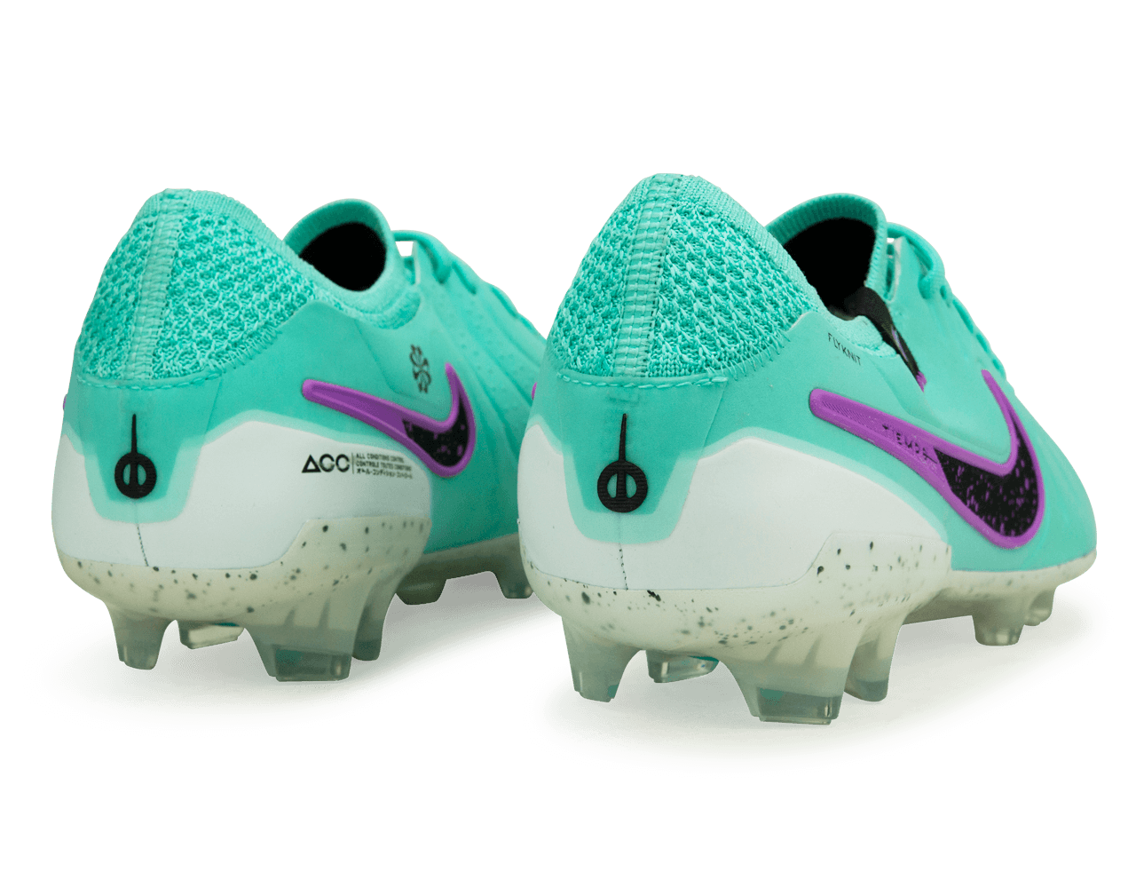 Nike Men's Tiempo Legend 10 Elite FG Turquoise/Black/Purple、mySite、noshort