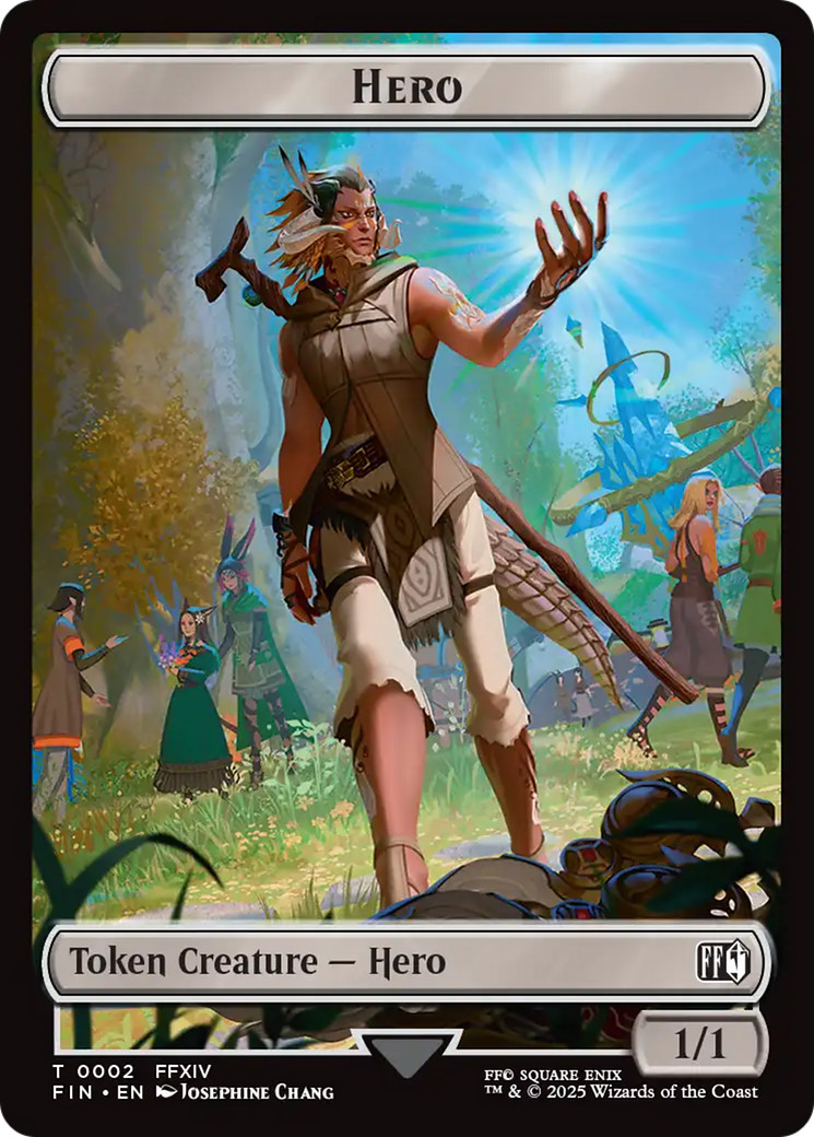 Hero (0002) // Knight Double-Sided Token FINAL FANTASY Tokens、mySite、waistdrama