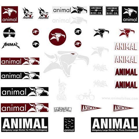  Animal Assorted Stickers、mySite、merchandisen