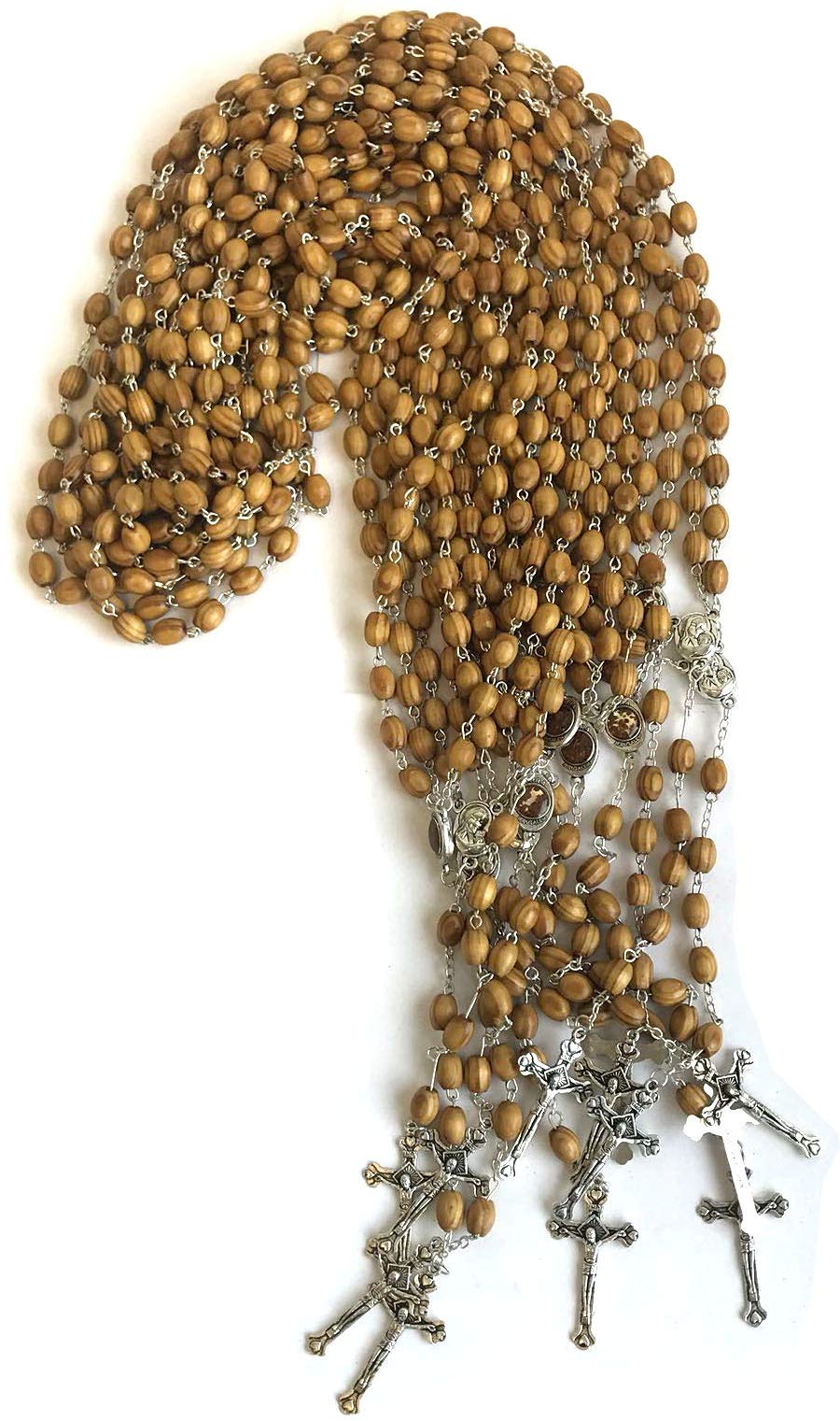  Holy Land Market Dozen Rosaries from Bethlehem with Certificates and Velvet Bags、mySite、elrpsem3k