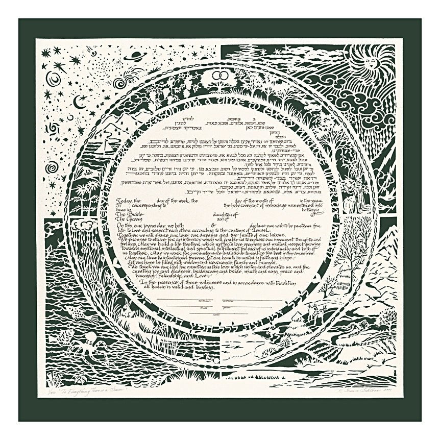 Seasons Ketubah by Karen Shain Schloss、mySite、elrpsem3k