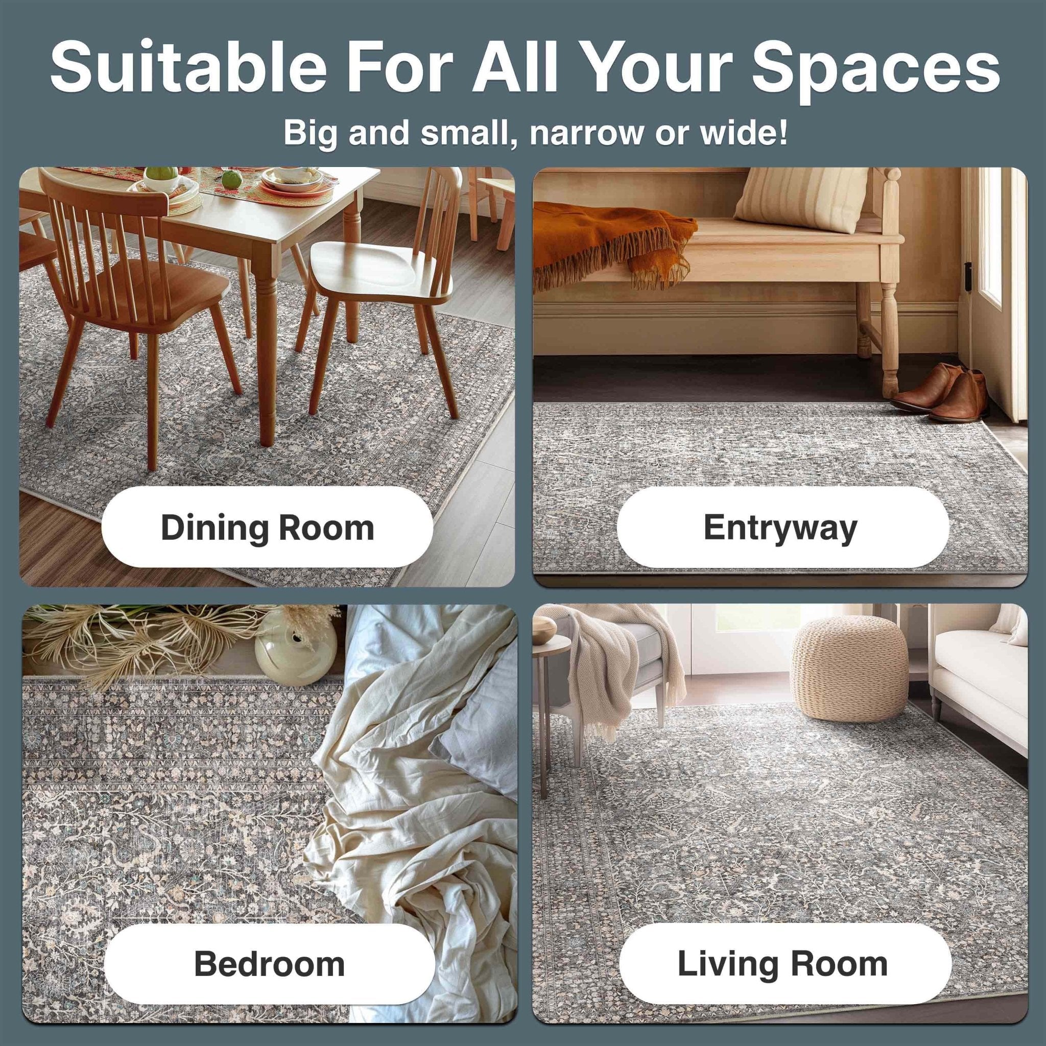 Isolde Vintage Persian Oriental Flat-Weave Rug、mySite、gigharbornorthrealestate