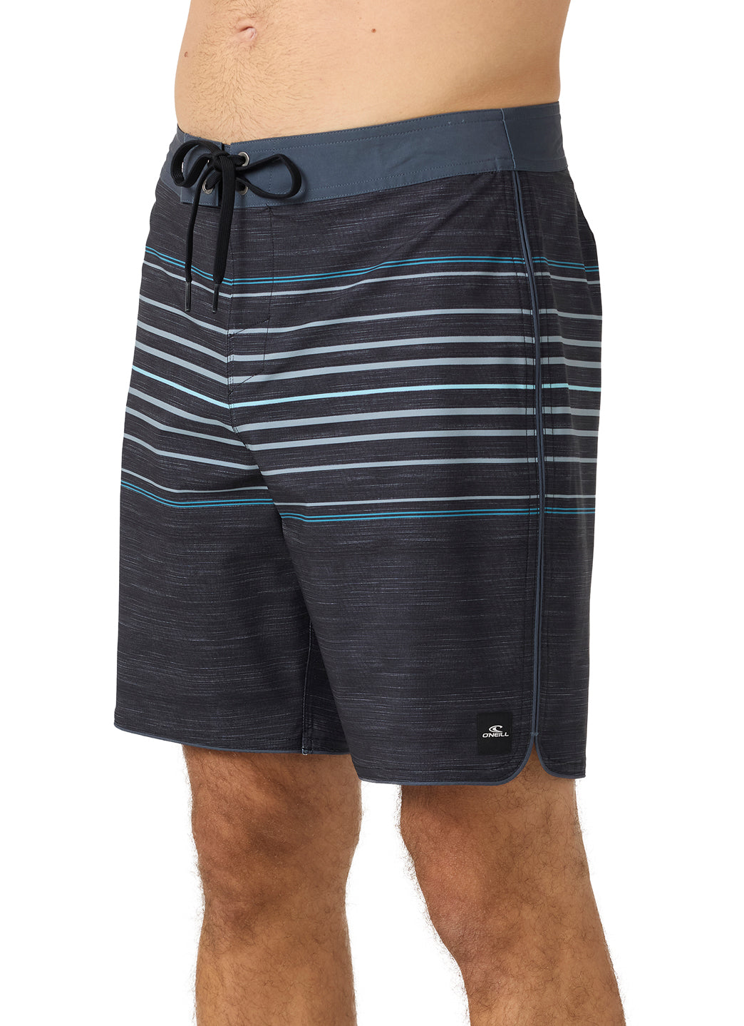 O'Neill Men's 18 Hyperfreak Heat Stripe Scallop Board Shorts、mySite、noshort