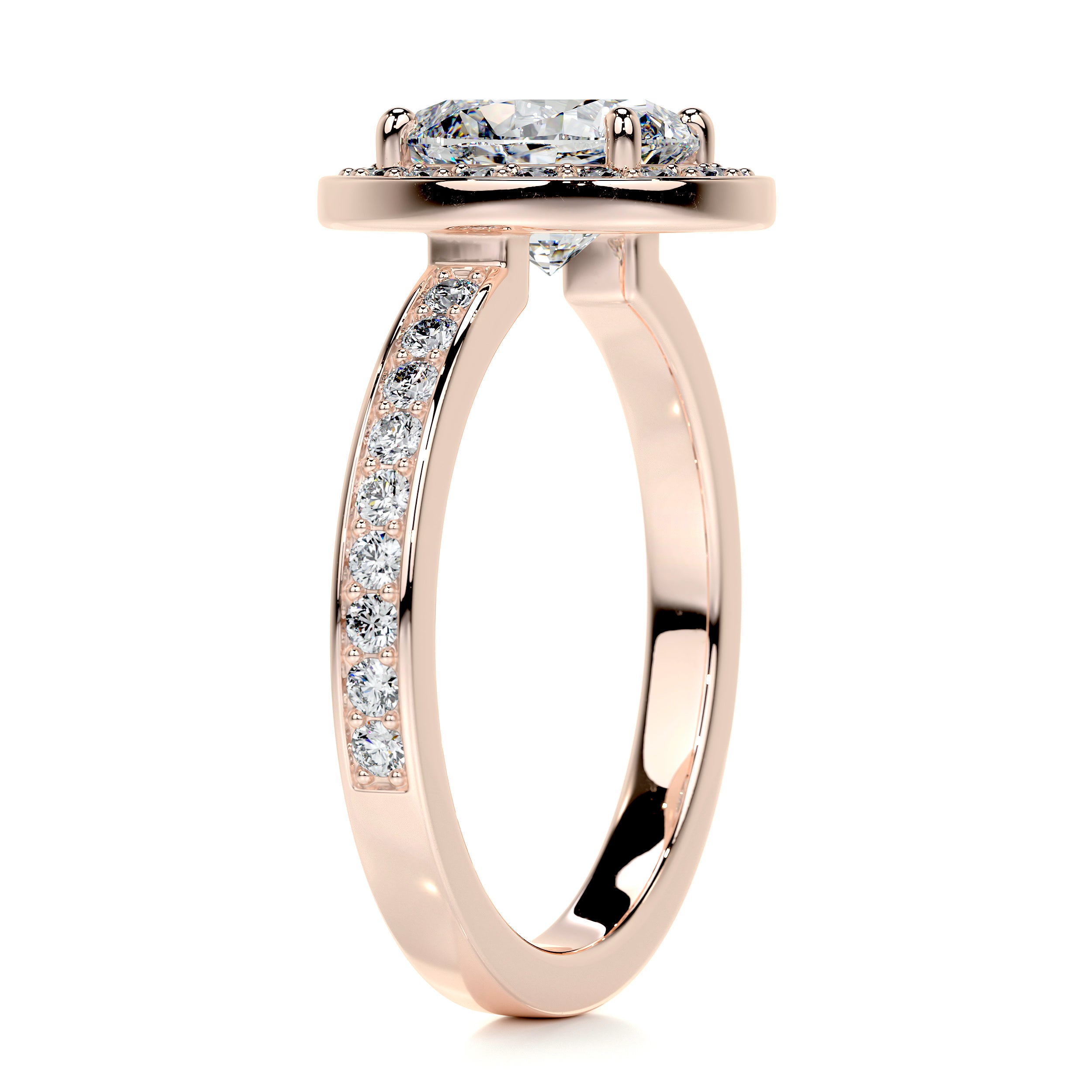 Raina Diamond Engagement Ring -14K Rose Gold、mySite、hinf8tx79