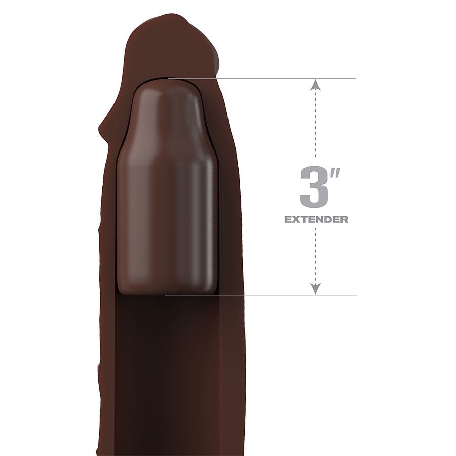 9 Inch Realistic X-Tension Silicone Penis Sleeve、mySite、bottomscart