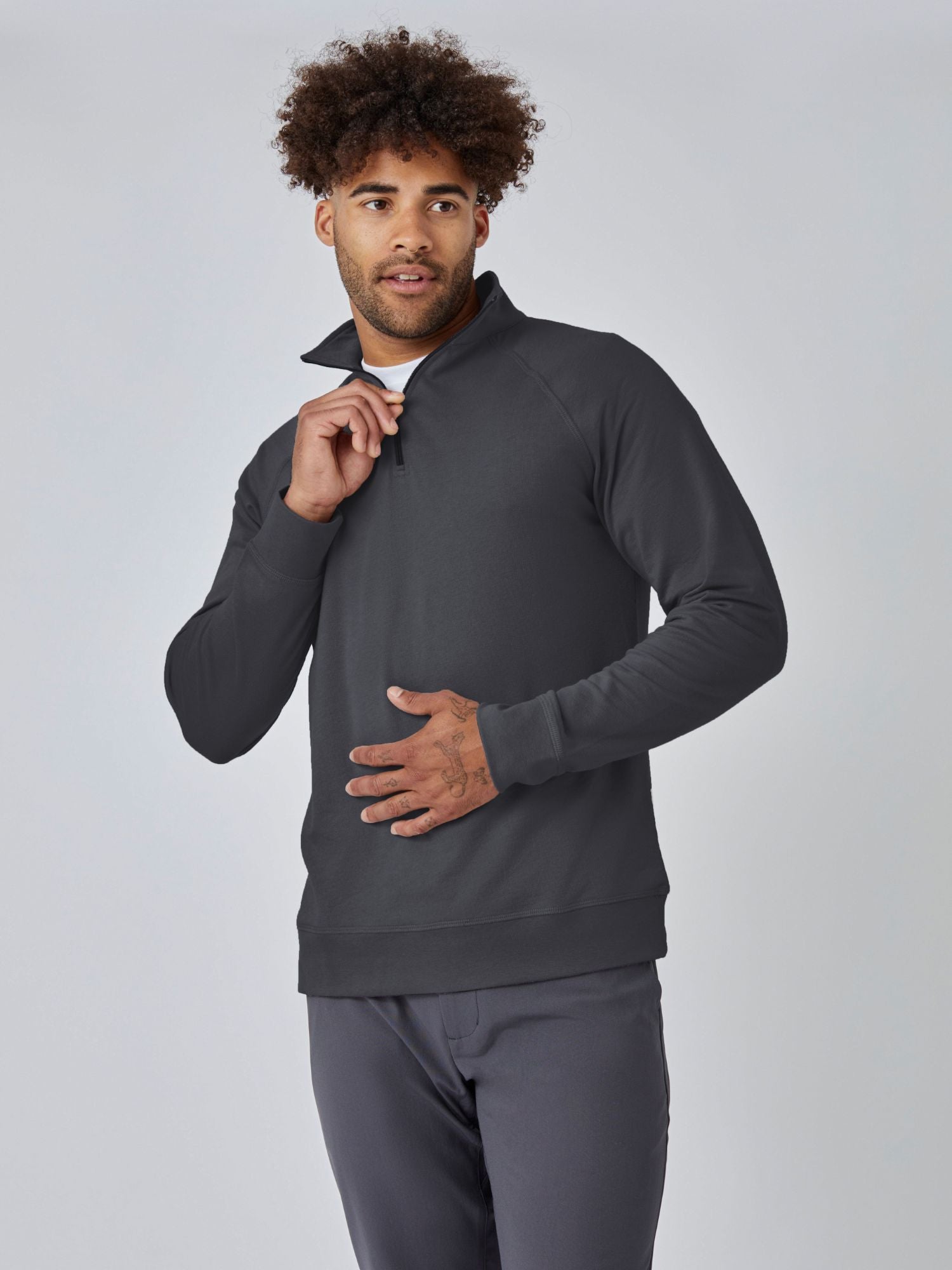  Vintage Black Quarter Zip FINAL SALE、mySite、ghnorth