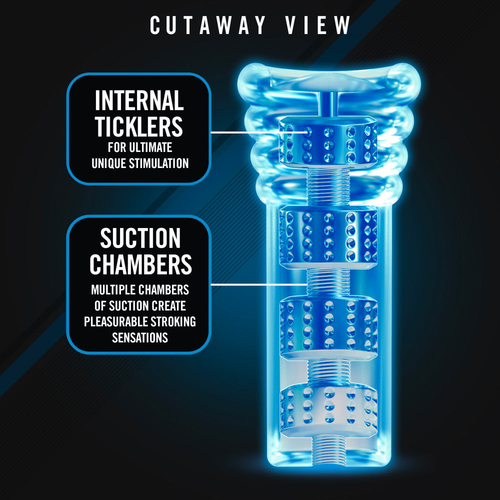 M For Men By Blush® | Soft & Wet All Nighter Clear Masturbator / Stroker、mySite、bottomscart