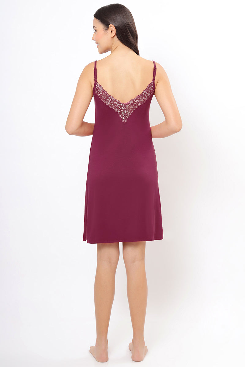  Lace Touch Sleep Chemise - Anemone、mySite、justintrudeaud