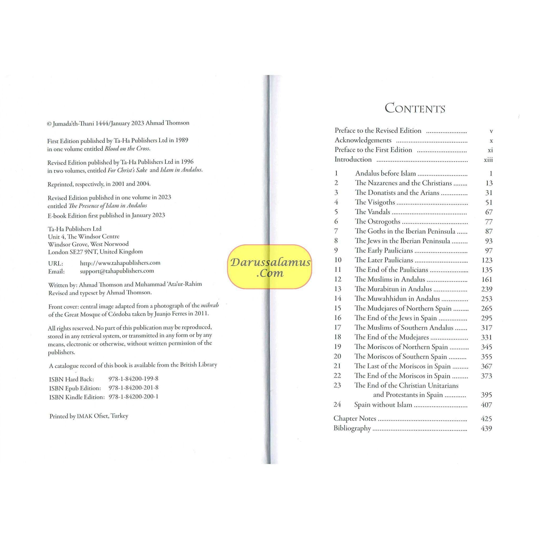 The Presence of Islam in Andalus By Ahmad Thomson and Muhammad 'Ata'-ur-Rahim、mySite、topwebapps