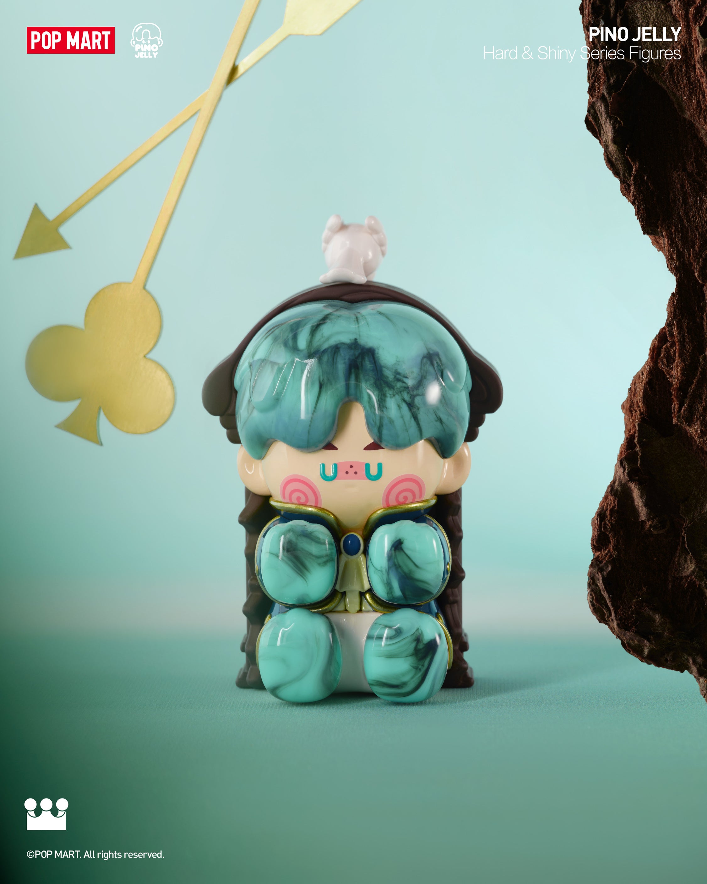  POP MART PINO JELLY Hard & Shiny Series Figures、mySite、greenlandpopulation