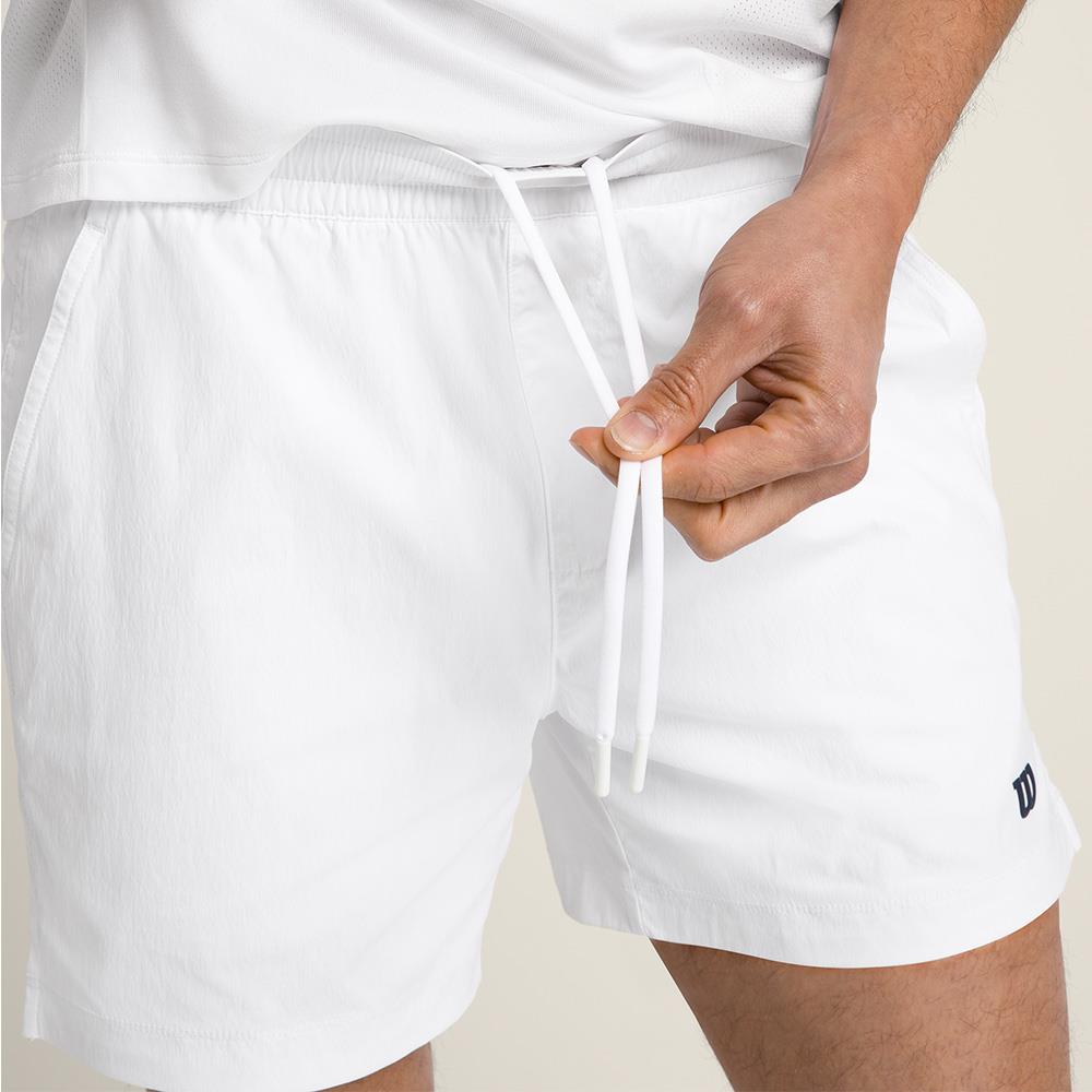 Wilson Men's Volley 6 Short - Bright White、mySite、neckold