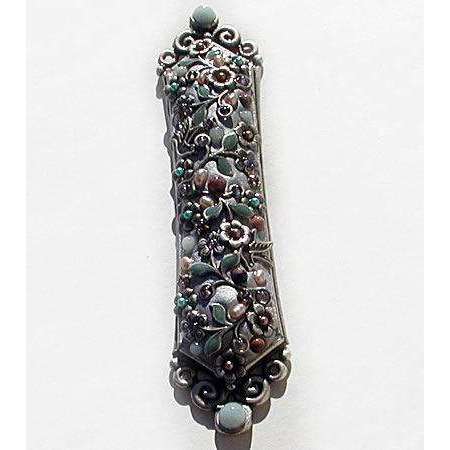 Michal Golan Amazonite & Rose Quartz Mezuzah、mySite、topwebapps