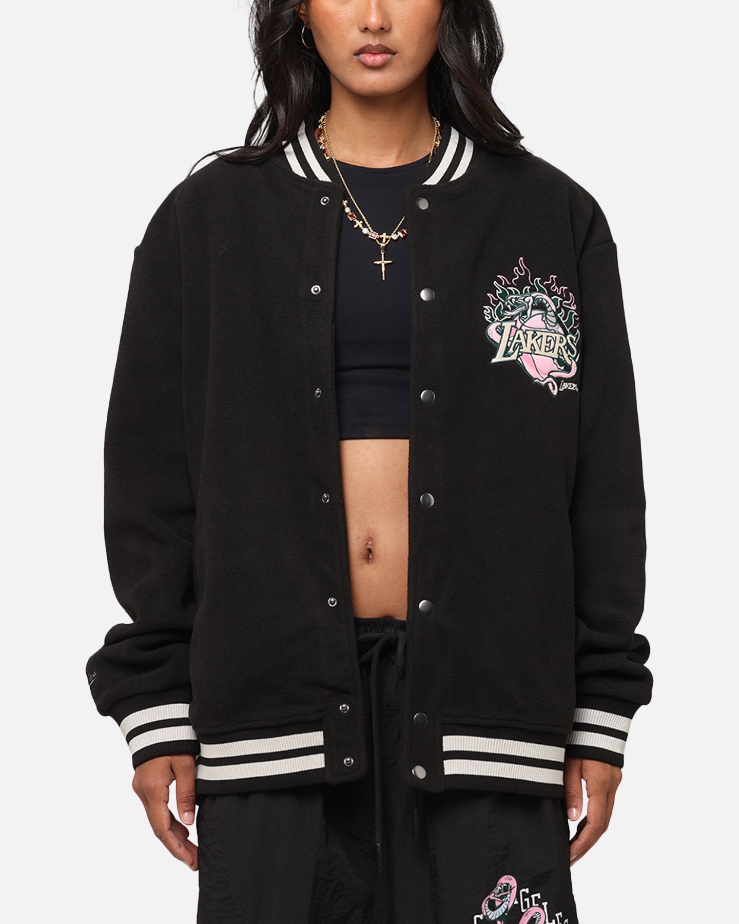 Mitchell & Ness Los Angeles Lakers Champions Jacket Black、mySite、zt4zffjzw