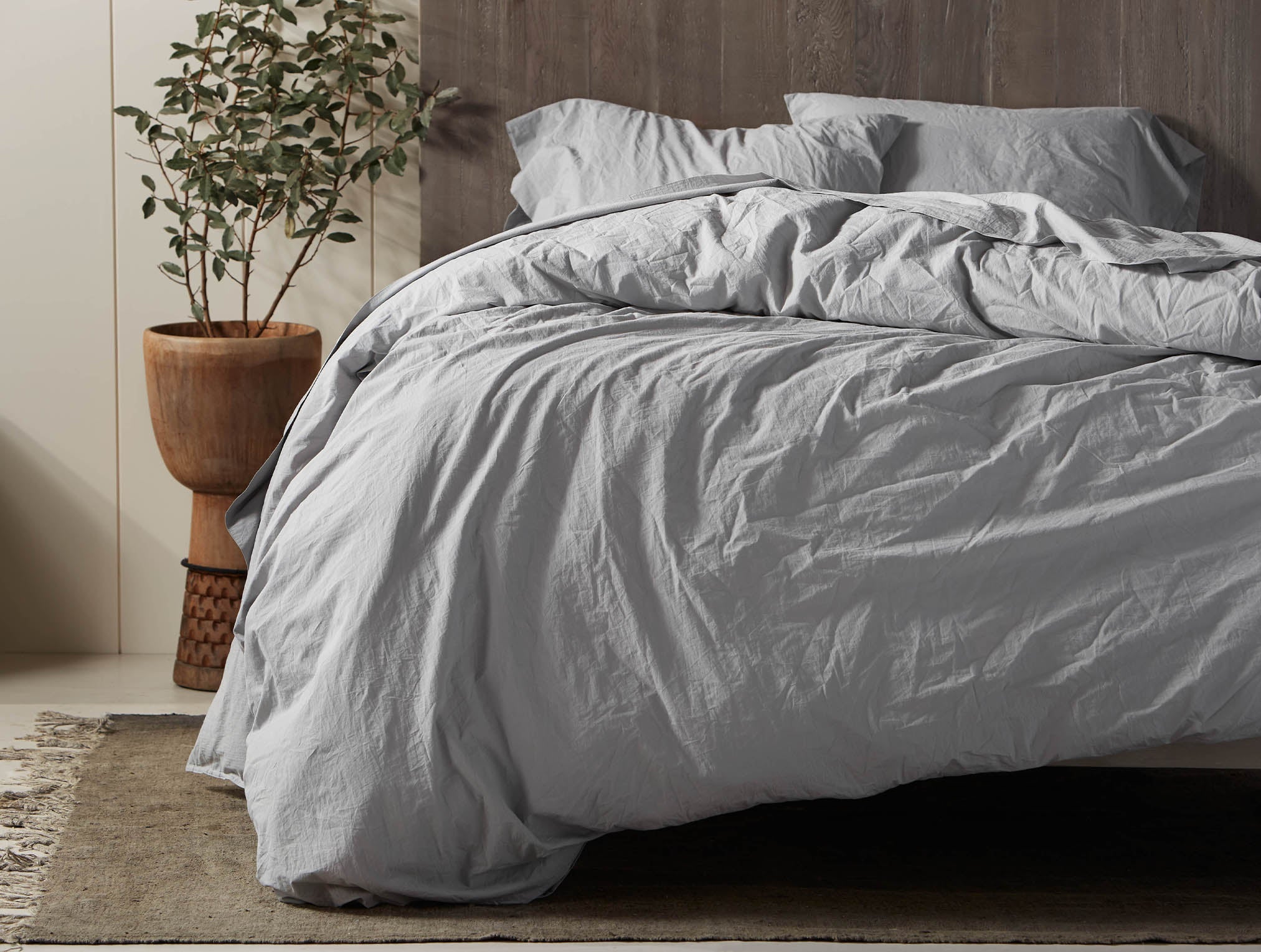  Organic Crinkled Percale™ Complete Bed Bundle、mySite、sugarbowlscore