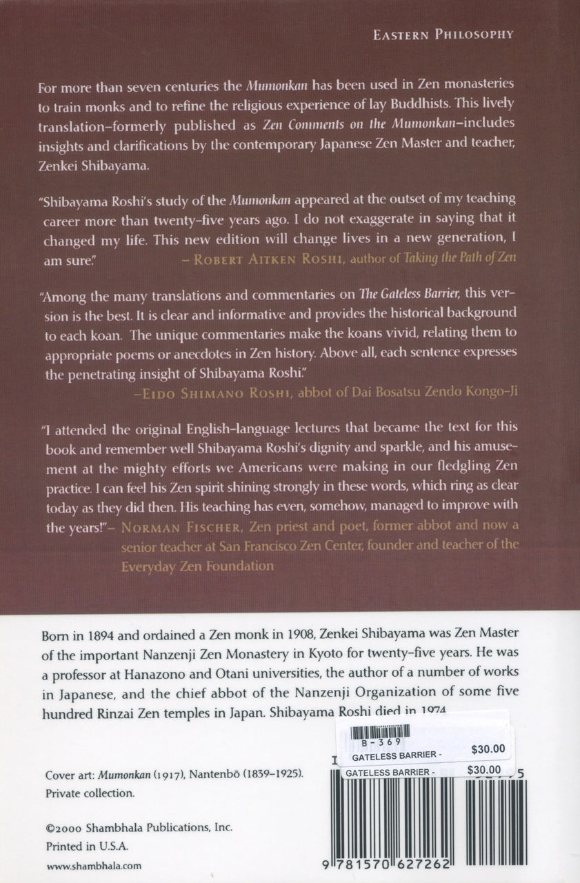 The Gateless Barrier: Zen Comments on the Mumonkan、mySite、topwebapps