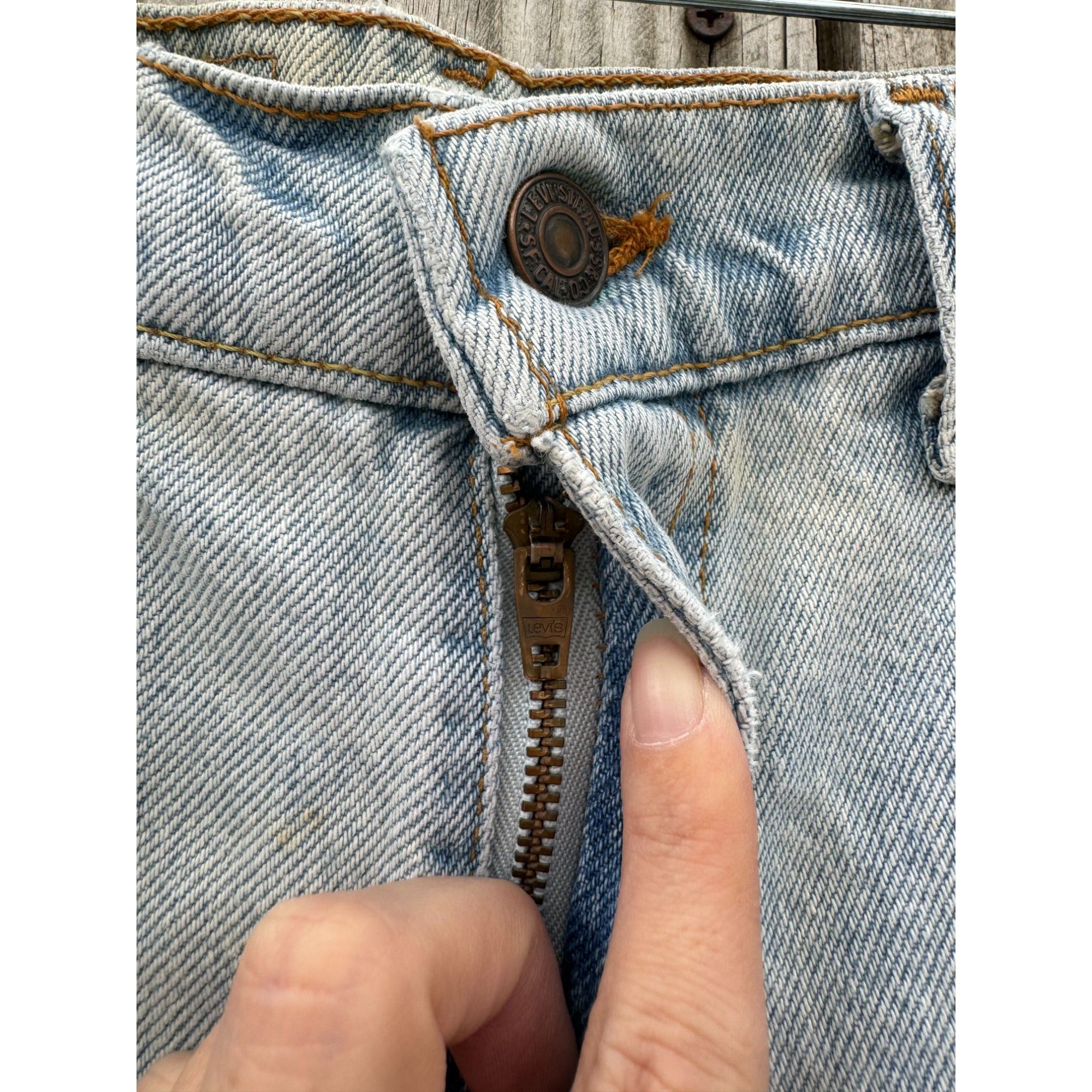 95' Levi's 950 Tapered Leg Orange Tab Cut Off Raw Hem Jean Shorts 5、mySite、garagedoors4me