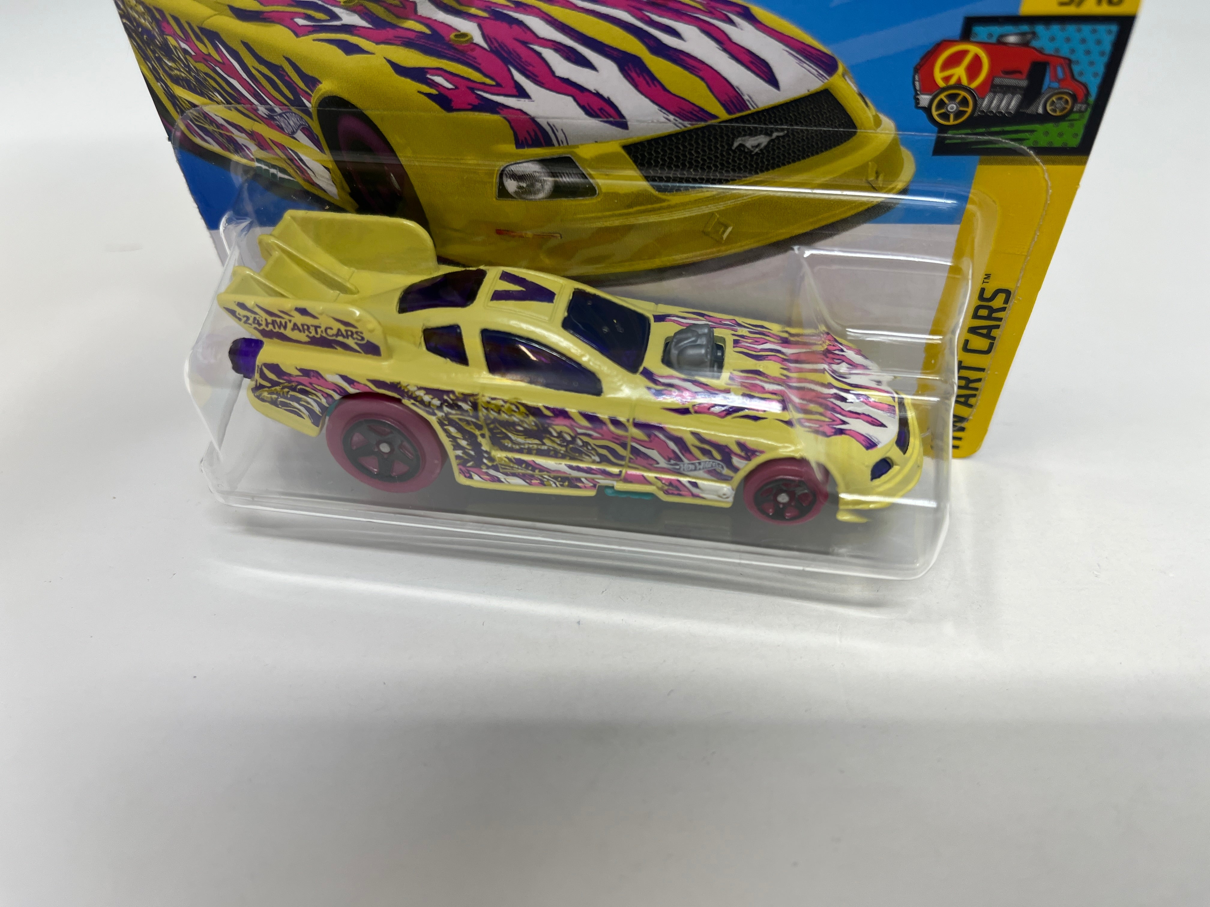 Mustang Funny Car #112 * Yellow * 2024 Hot Wheels SHORT CARD Case L、mySite、hgirdovlk
