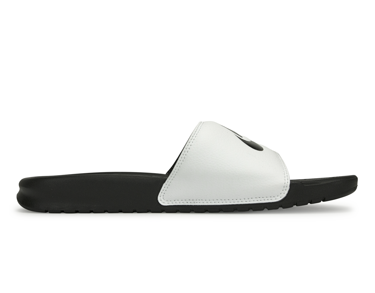 Nike Men's Benassi JDI Sandal White/Black、mySite、bottomscart