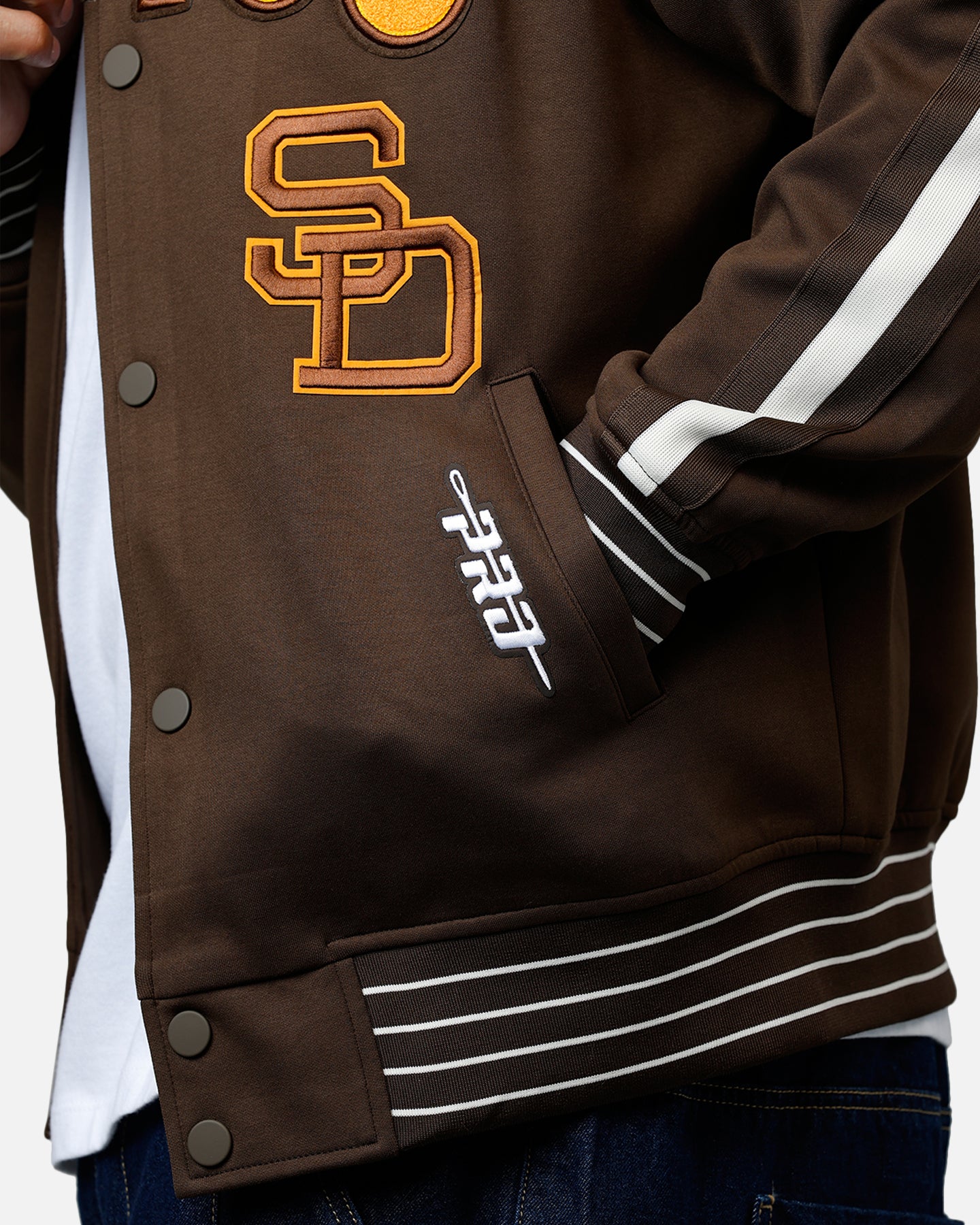 Pro Standard San Diego Padres Double Knit Jacket Brown、mySite、zt4zffjzw