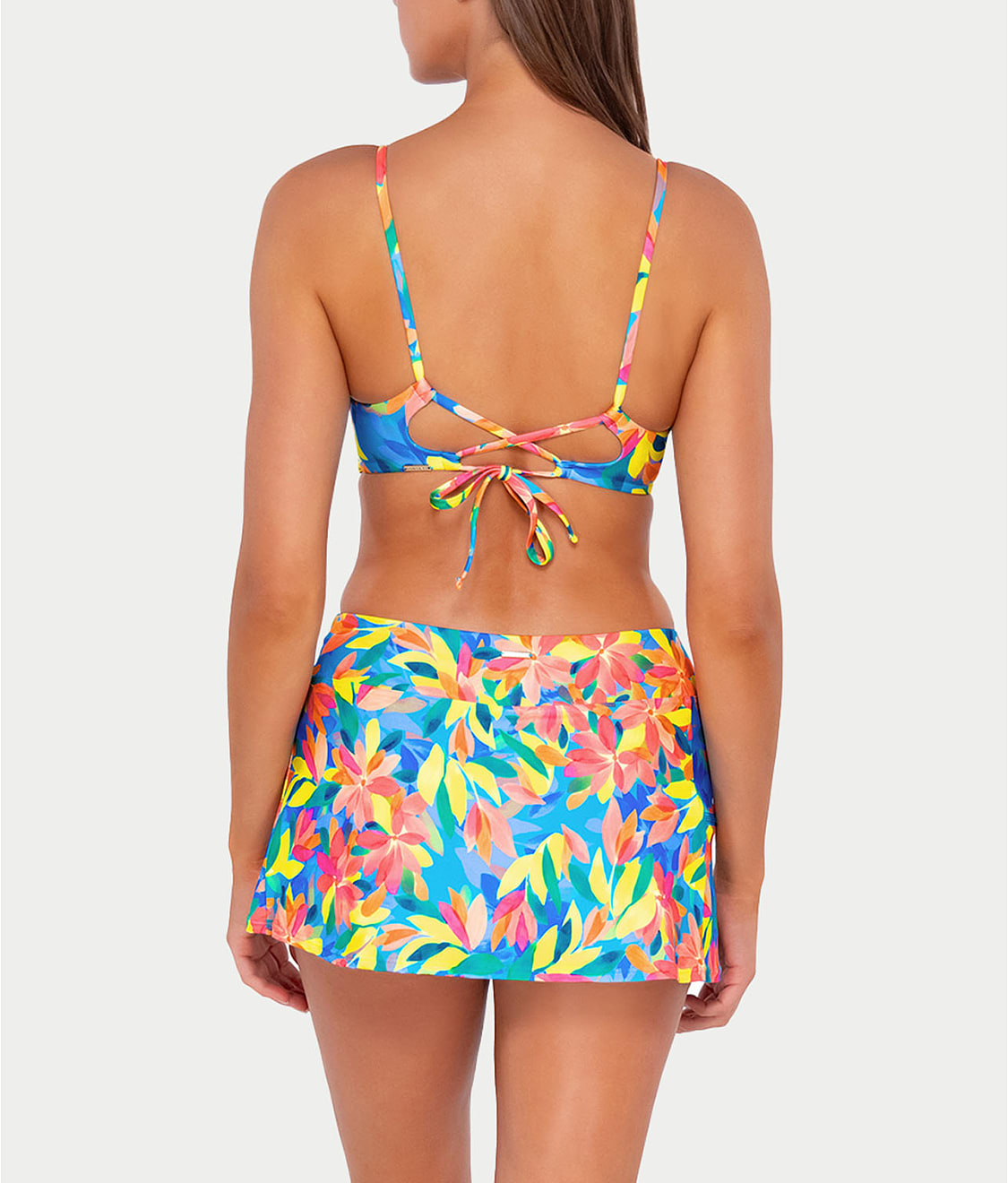 Printed Lyla Wrap Bralette Bikini Top、mySite、bengalsvssteelers