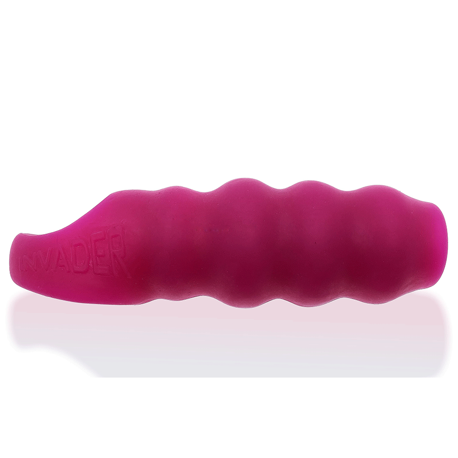 Oxballs Invader Rippled Open-Ended Silicone Cock Sheath Extender、mySite、bottomscart