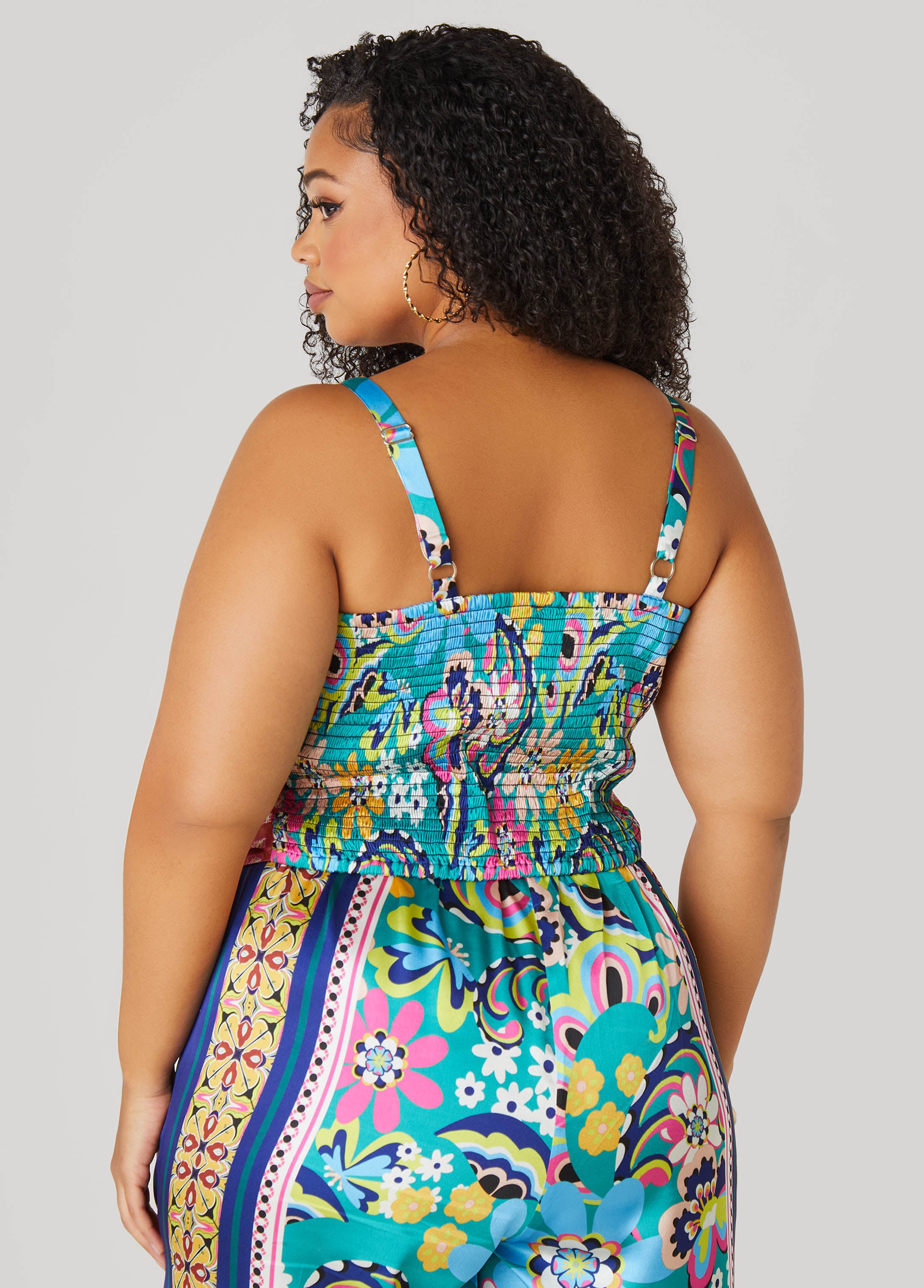 Shirred Scarf Satin Top、mySite、bengalsvssteelers