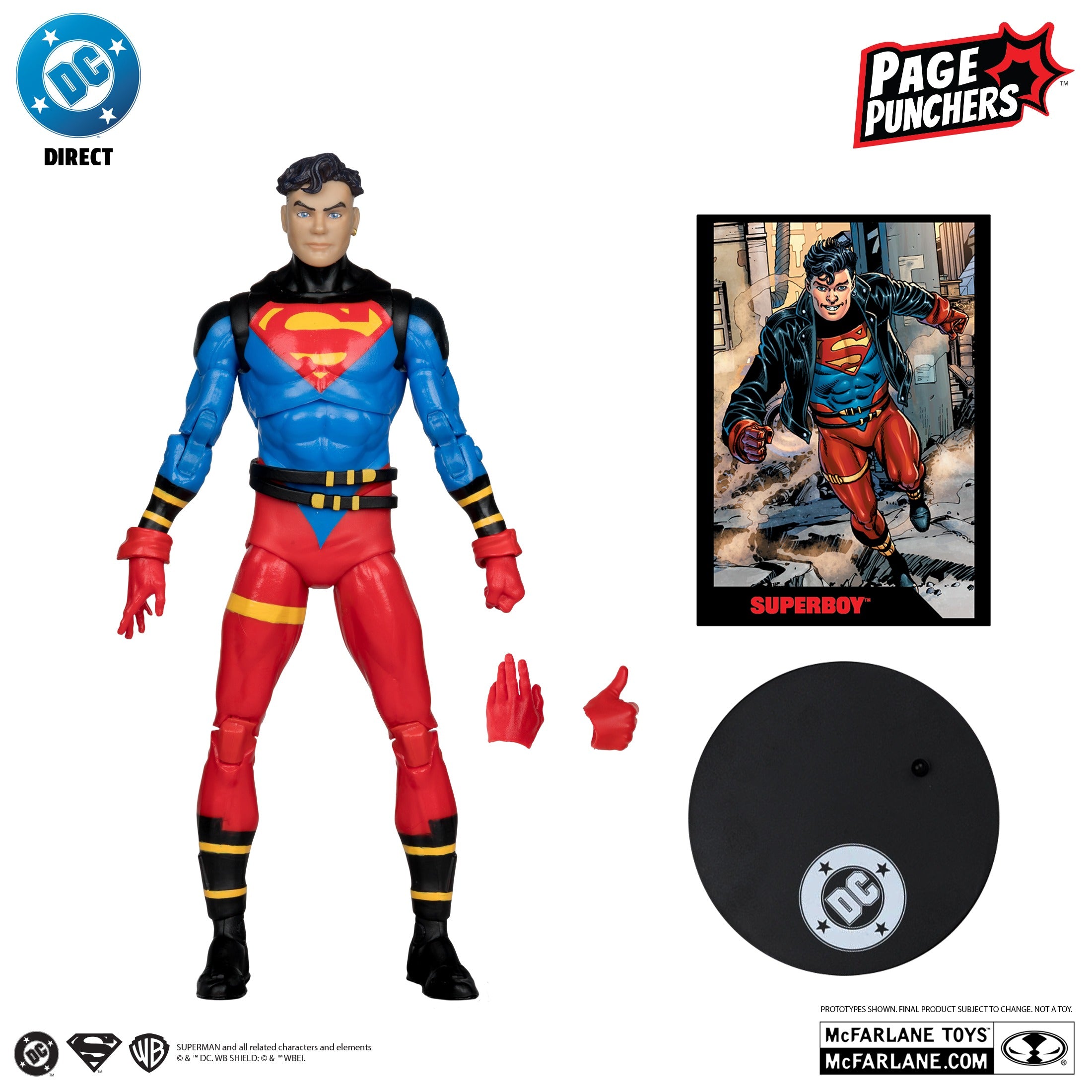 DC Direct Page Punchers Wonder Woman & Superboy SET OF 2、mySite、hgirdovlk