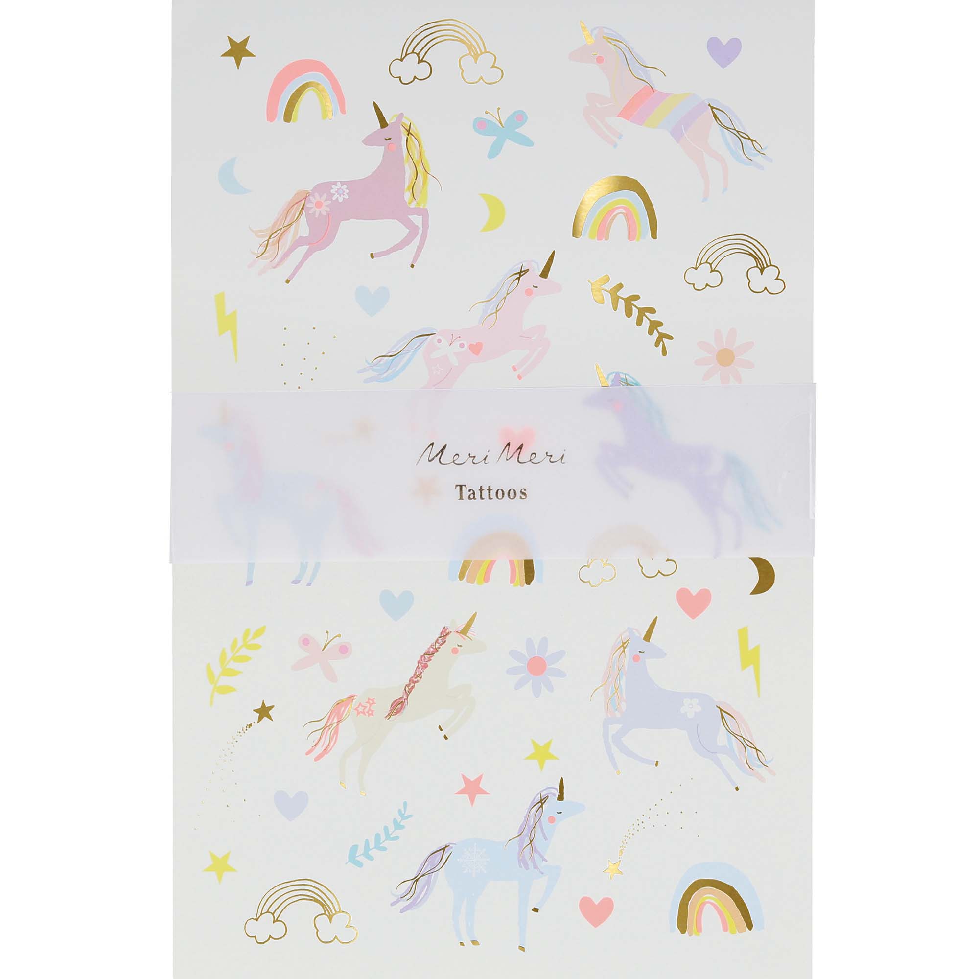  Unicorns Temporary Tattoo Sheets、mySite、ghnorth