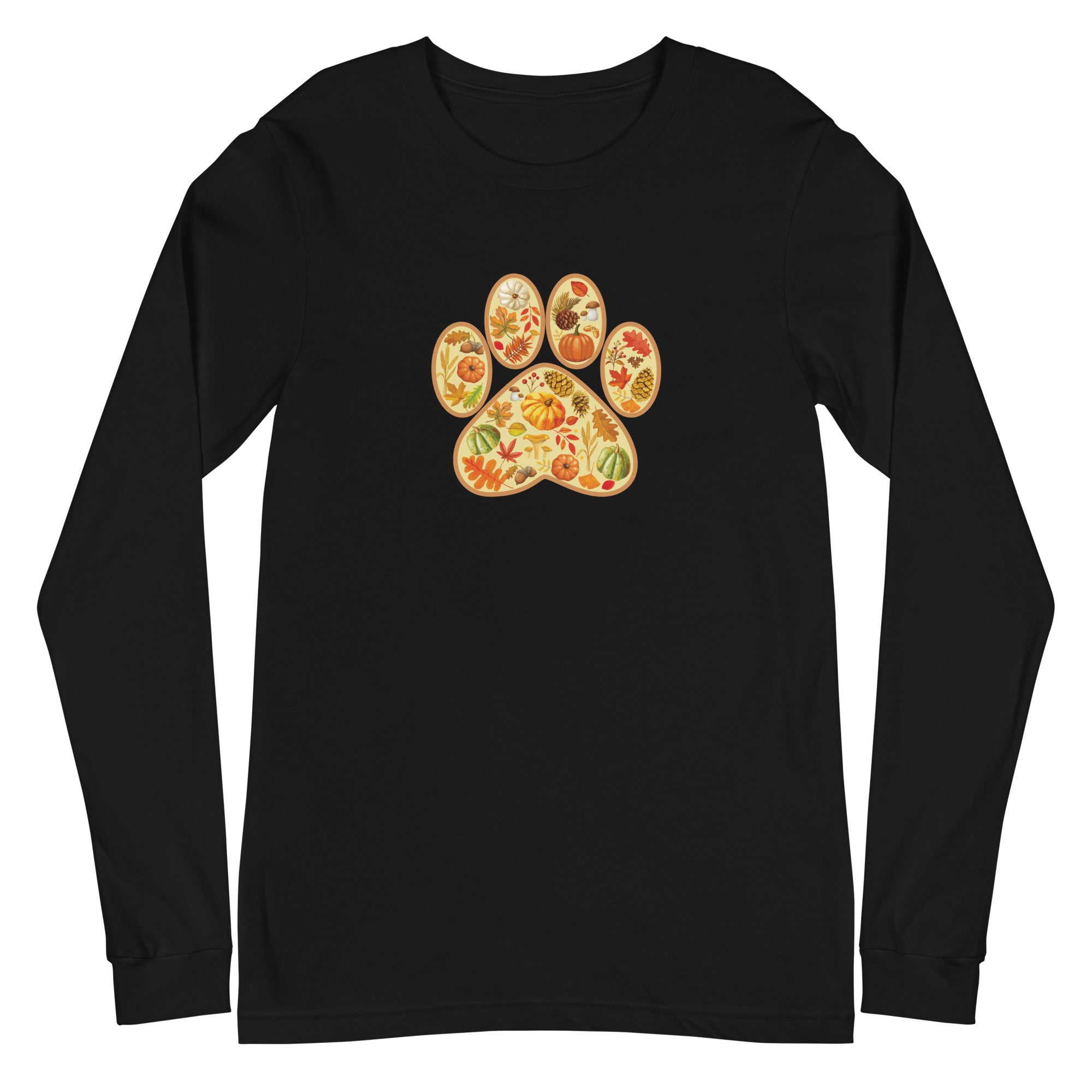 Paw Print of Autumn Long Sleeve Tee、mySite、camillekostekn
