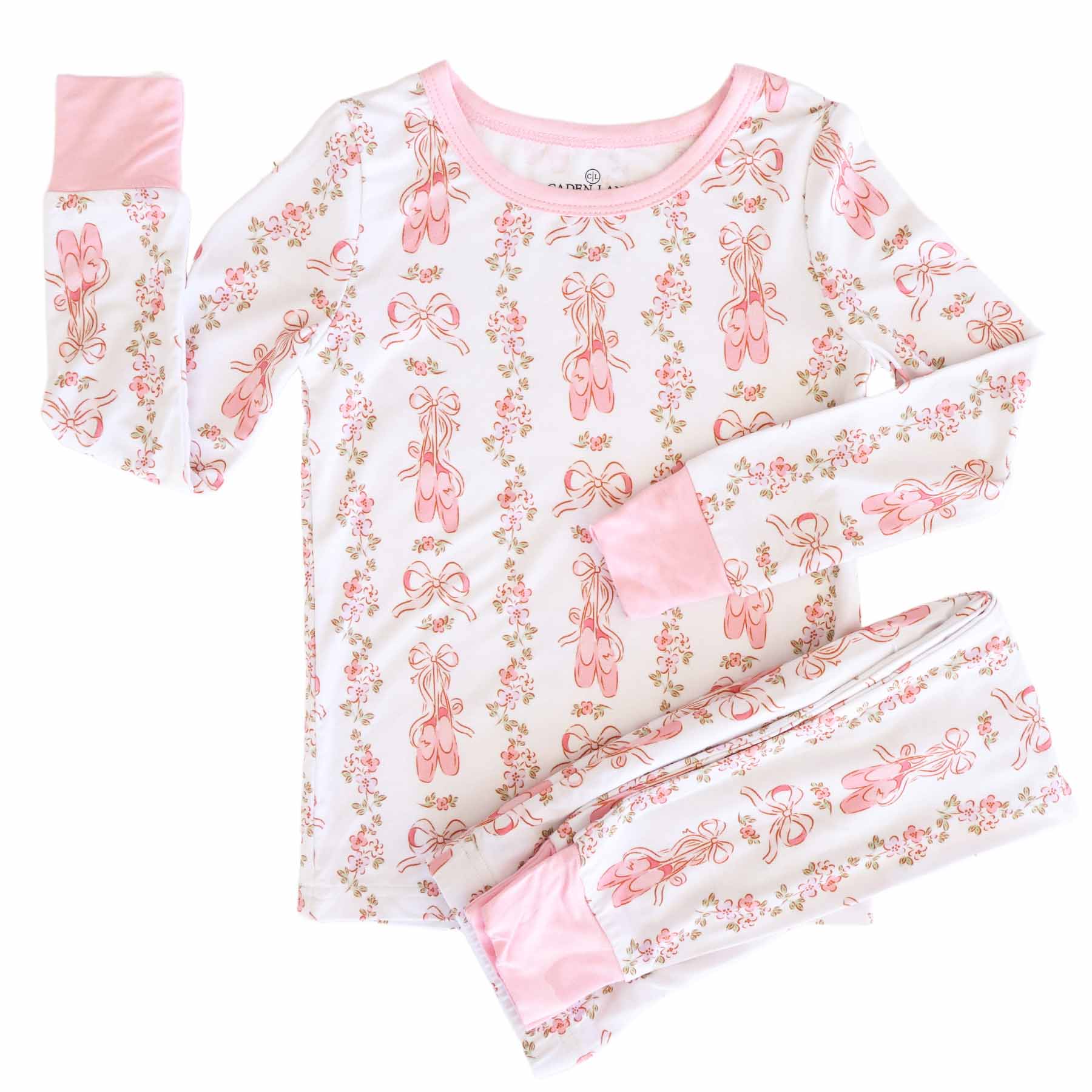  Ballet Blossoms Two Piece Pajama Set、mySite、layawaytickets