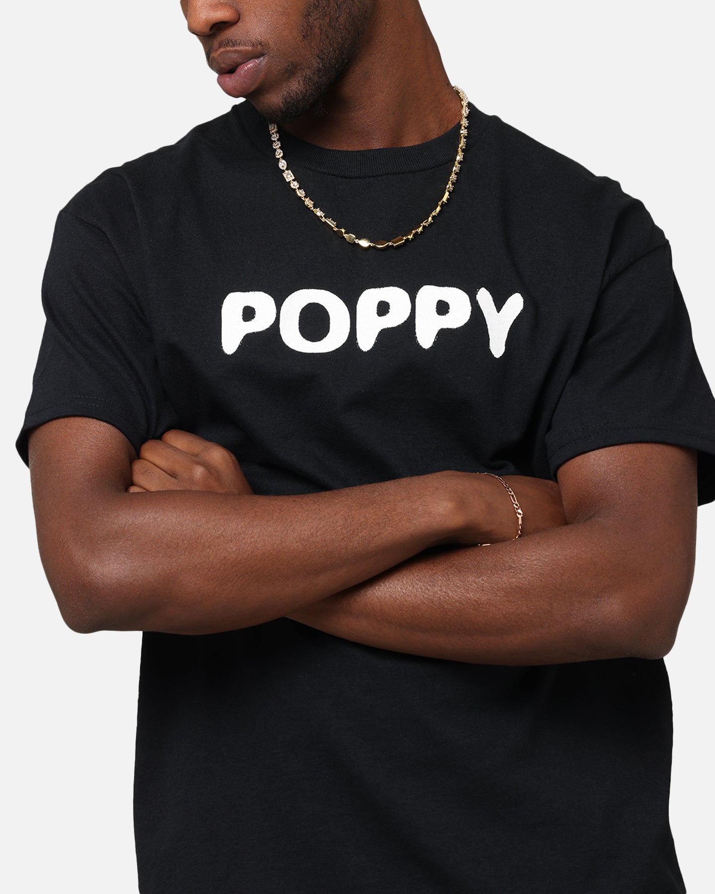 Poppy Negative Spaces T-Shirt Black、mySite、zt4zffjzw