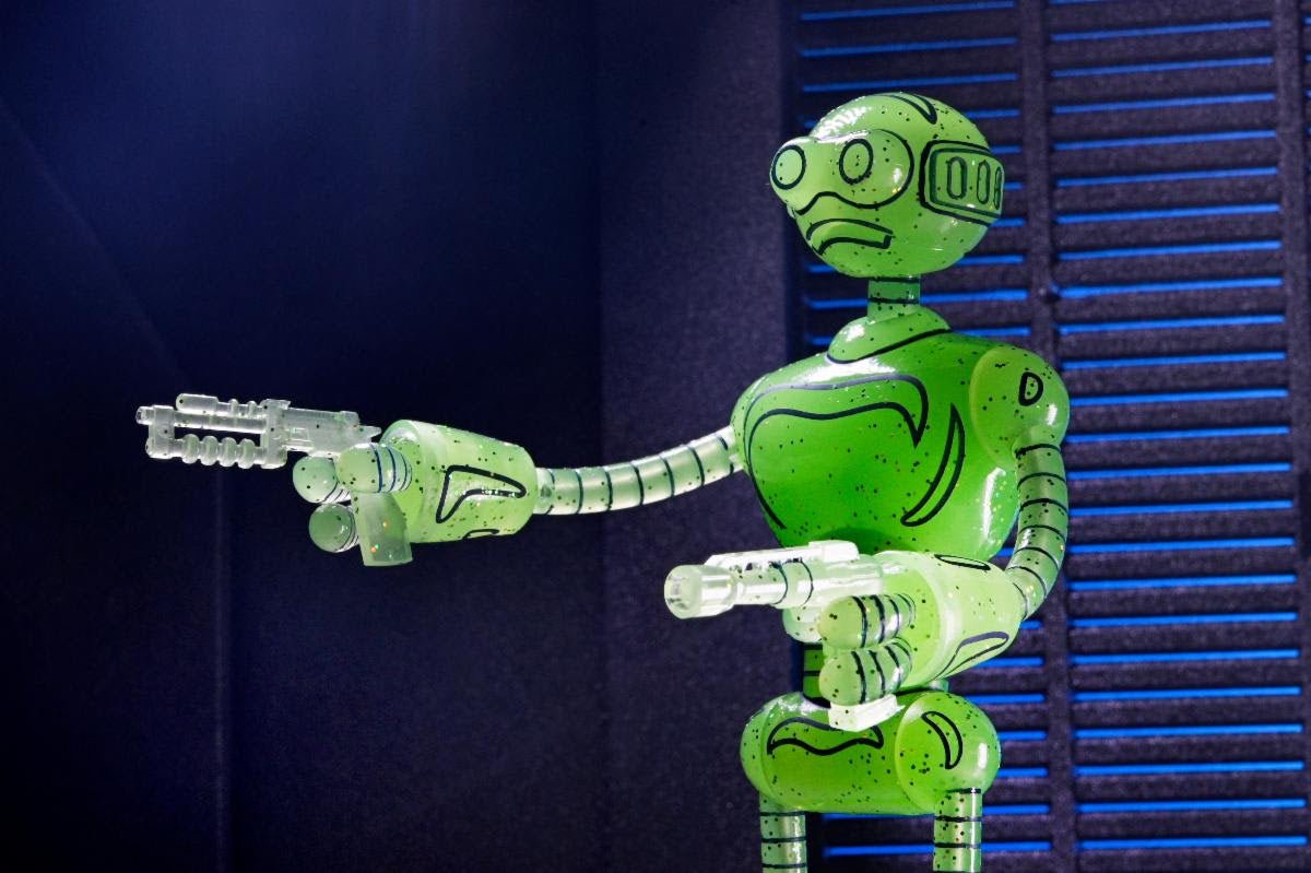 NECA Teenage Mutant Ninja Turtles Glow-In-The-Dark Transmat Fugitoid (Mirage Comics)、mySite、hgirdovlk