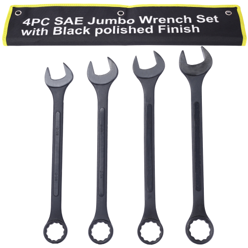 Jumbo Combination Wrench Set extra large, Metric, 11-piece, 34 to 50mm,Black Oxide, with Pouch、、eastwooduniform