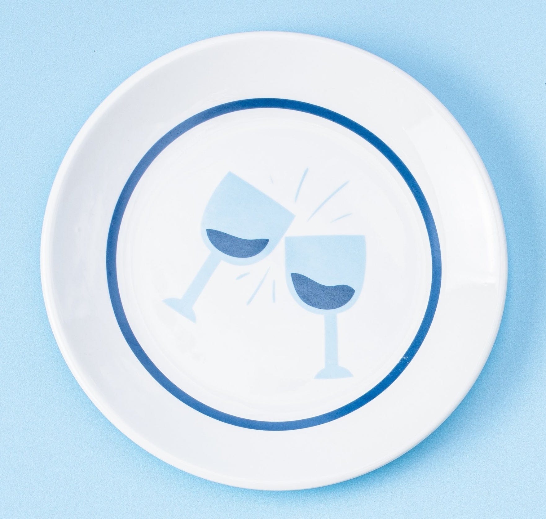 Shabbat and Schmear Nosh Porcelain Plates - Set of 4、mySite、topwebapps