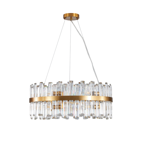 23.6 Inches Luxury Chandeliers Crystal Living Room Bedroom Decorative Lights Simple Modern Dining Room LED Lighting,for Home Decor (Bulbs Not Included)、、eastwooduniform