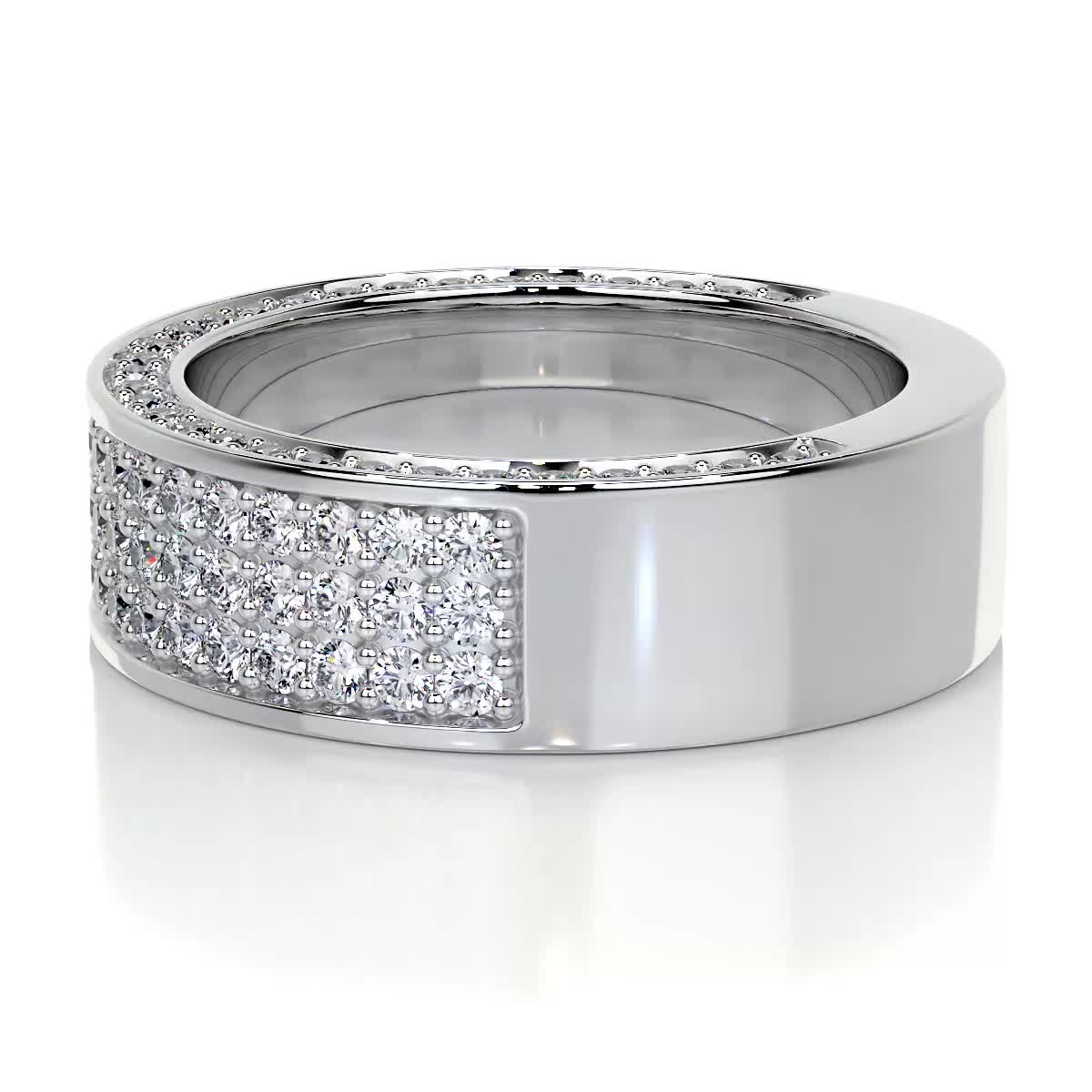 Vera Lab Grown Diamond Wedding Ring (1.3 Carat) -14K White Gold、mySite、hinf8tx79