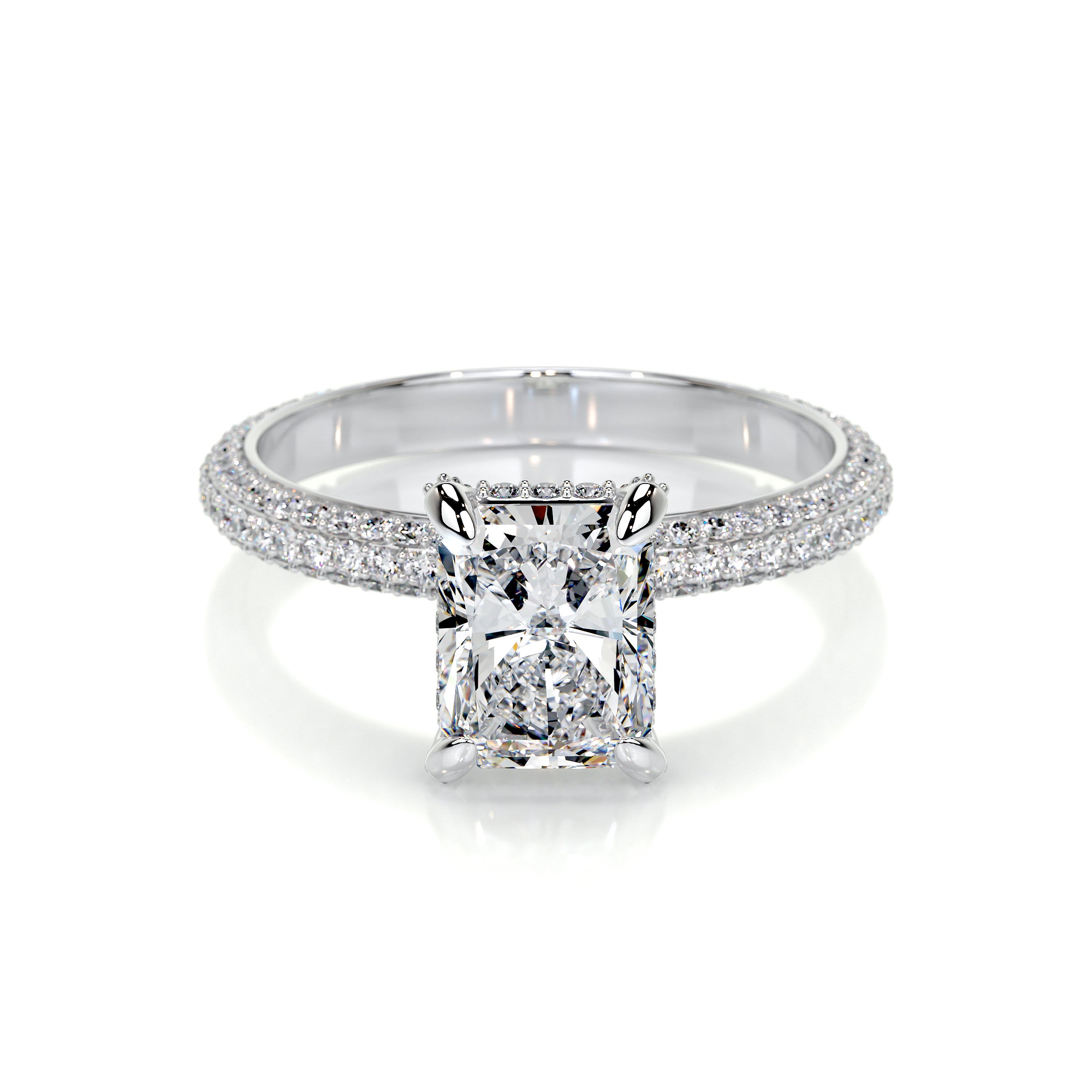 Milly Lab Grown Diamond Ring -18K White Gold、mySite、hinf8tx79