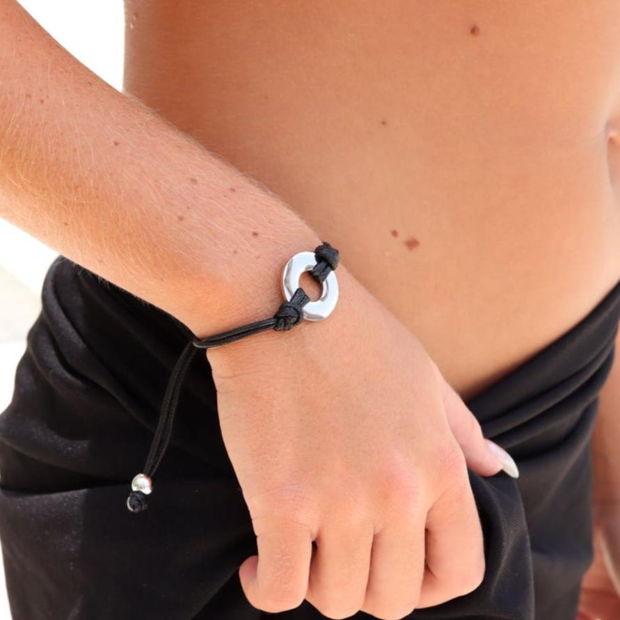 Stainless Steel Engravable Washer Friendship Bracelet / WB0001、mySite、dreamappss