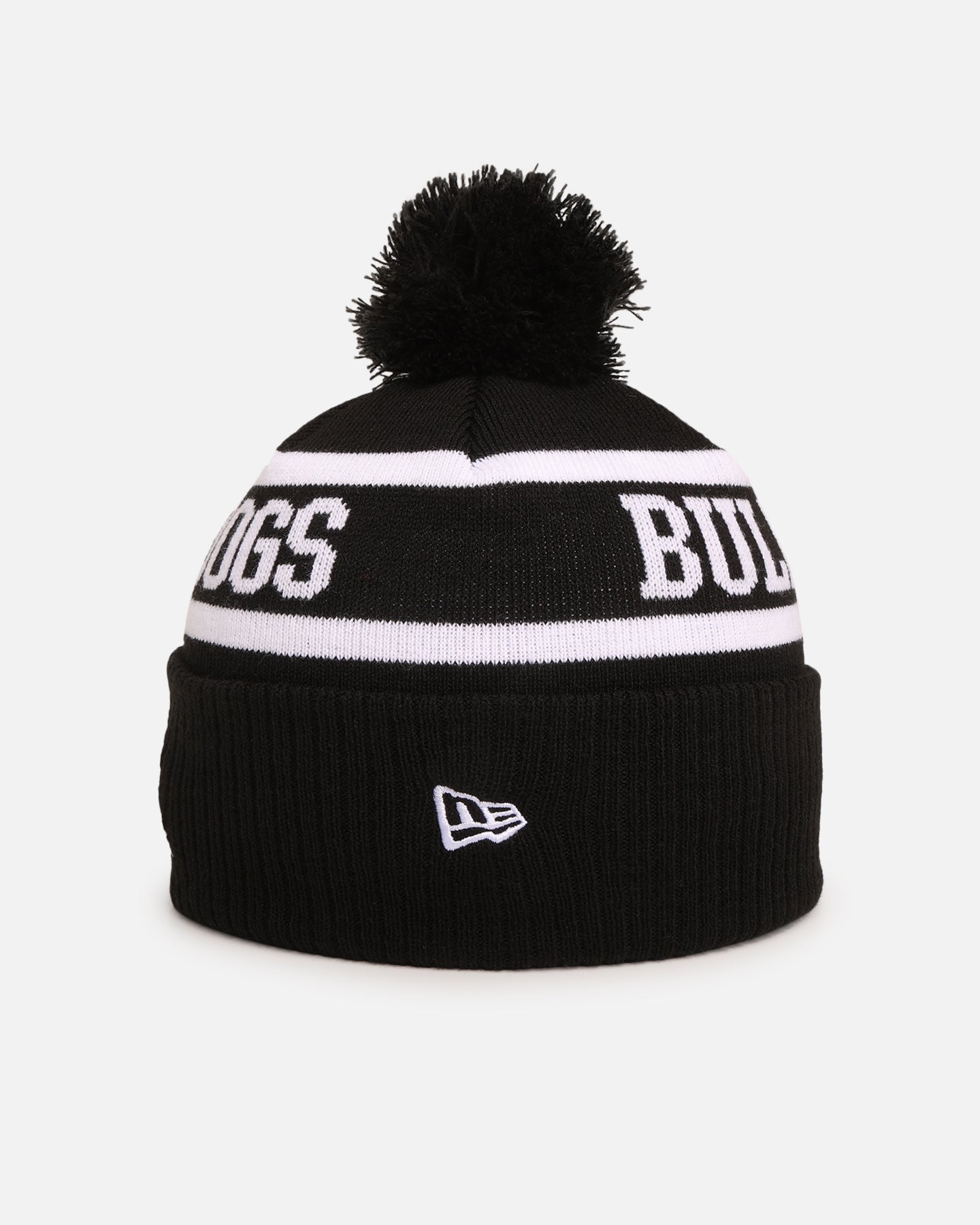 New Era Canterbury-Bankstown Bulldogs 'NRL Black White Beanies' Knitted Beanie Black、mySite、zt4zffjzw