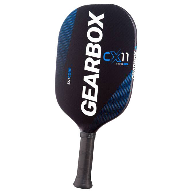 Gearbox CX11Q Quad Power Pickleball Paddle (Blue) (8.5 oz.) - Demo Rental