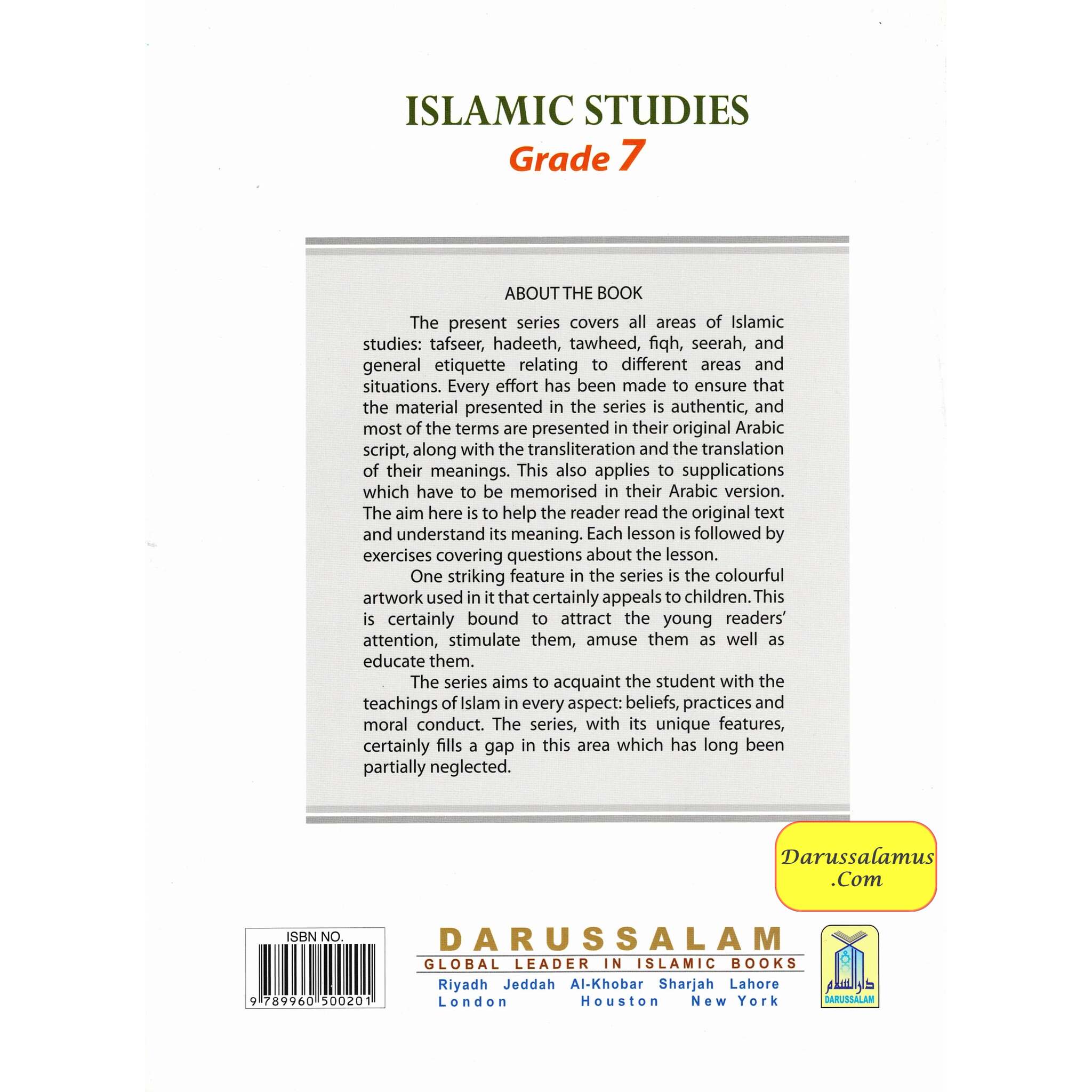 Islamic Studies Grade 7 By Maulvi Abdul Aziz Darussalam Publications、mySite、topwebapps